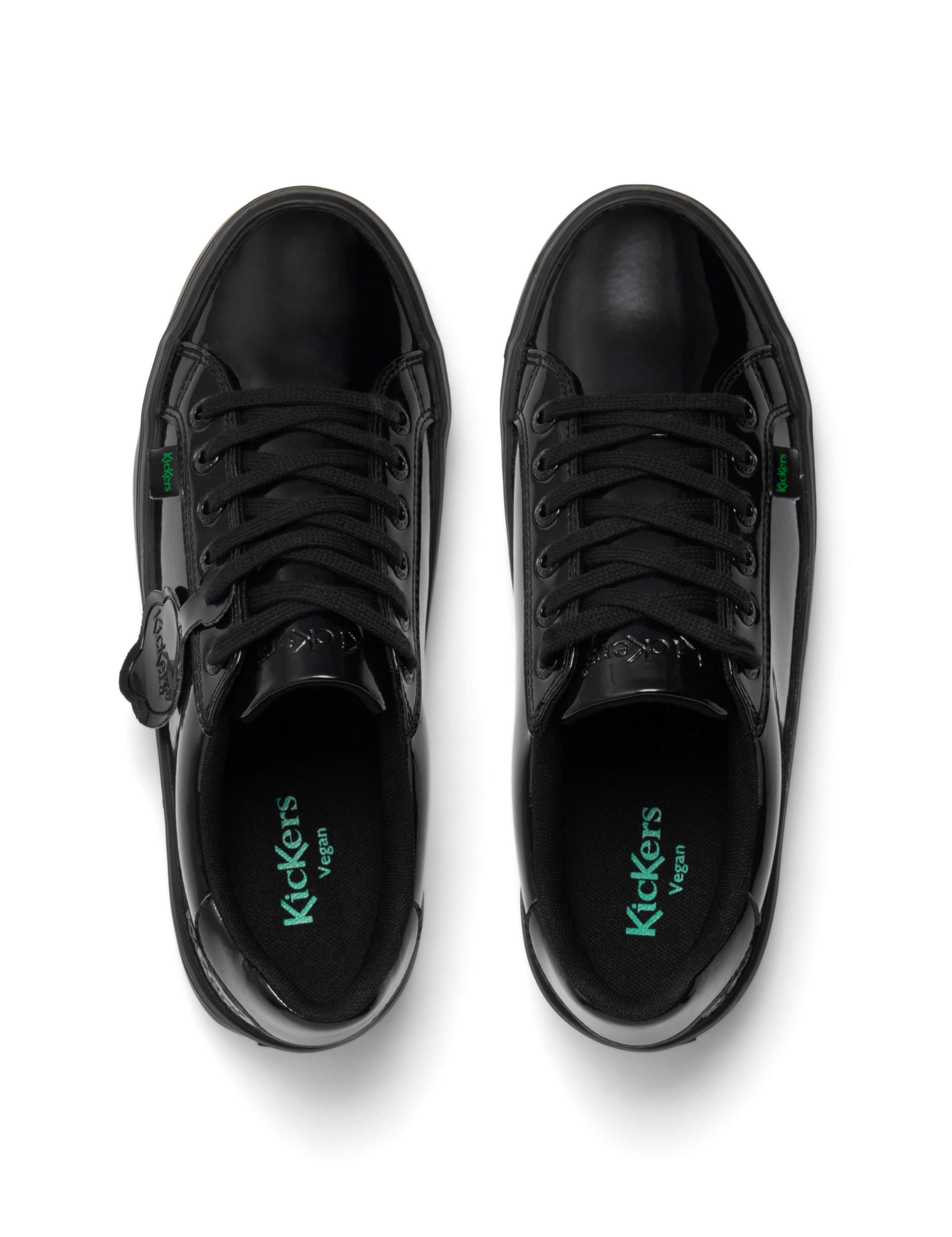 Patent Lace Up Flatform Shoes 3 of 6