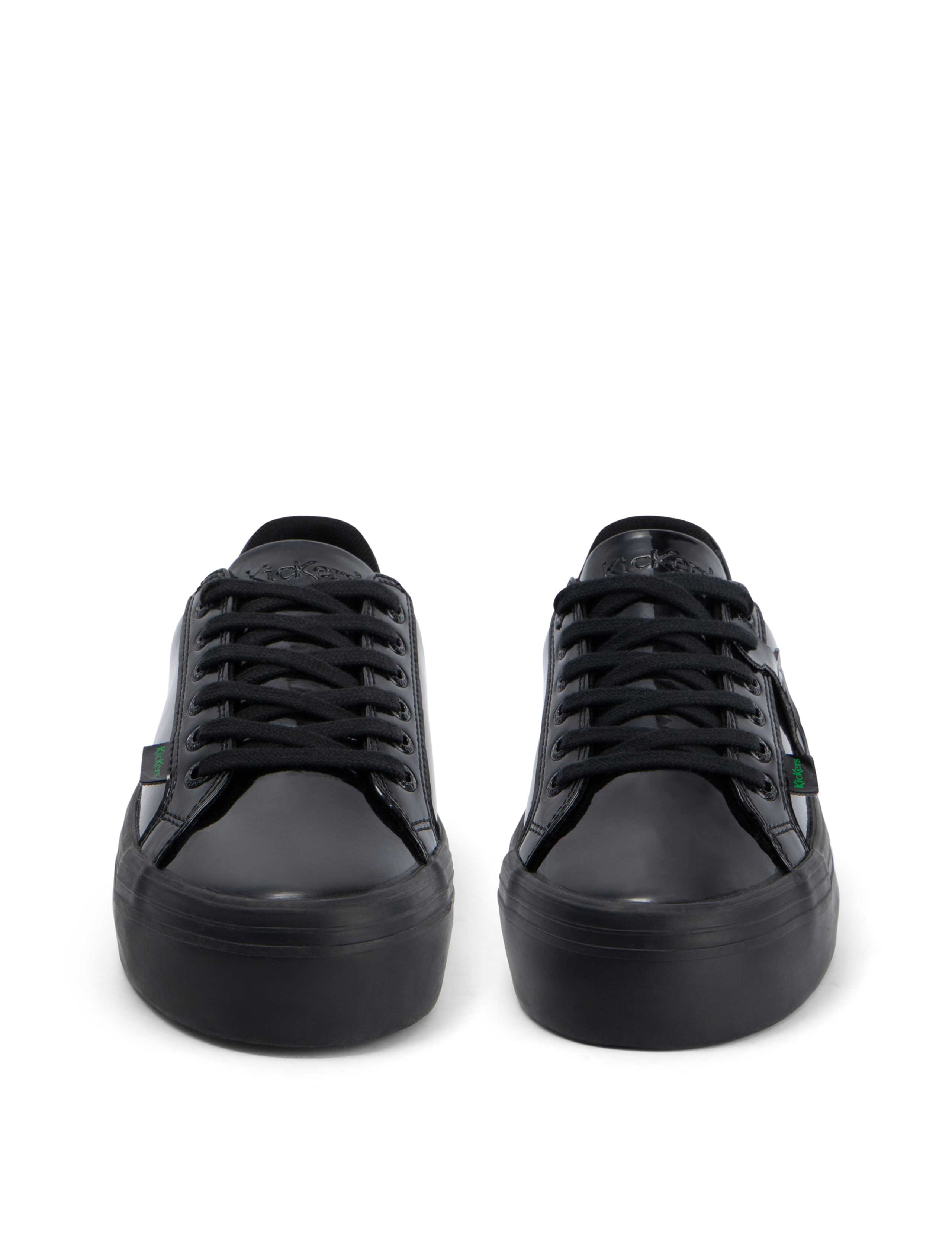 Patent Lace Up Flatform Shoes 4 of 6