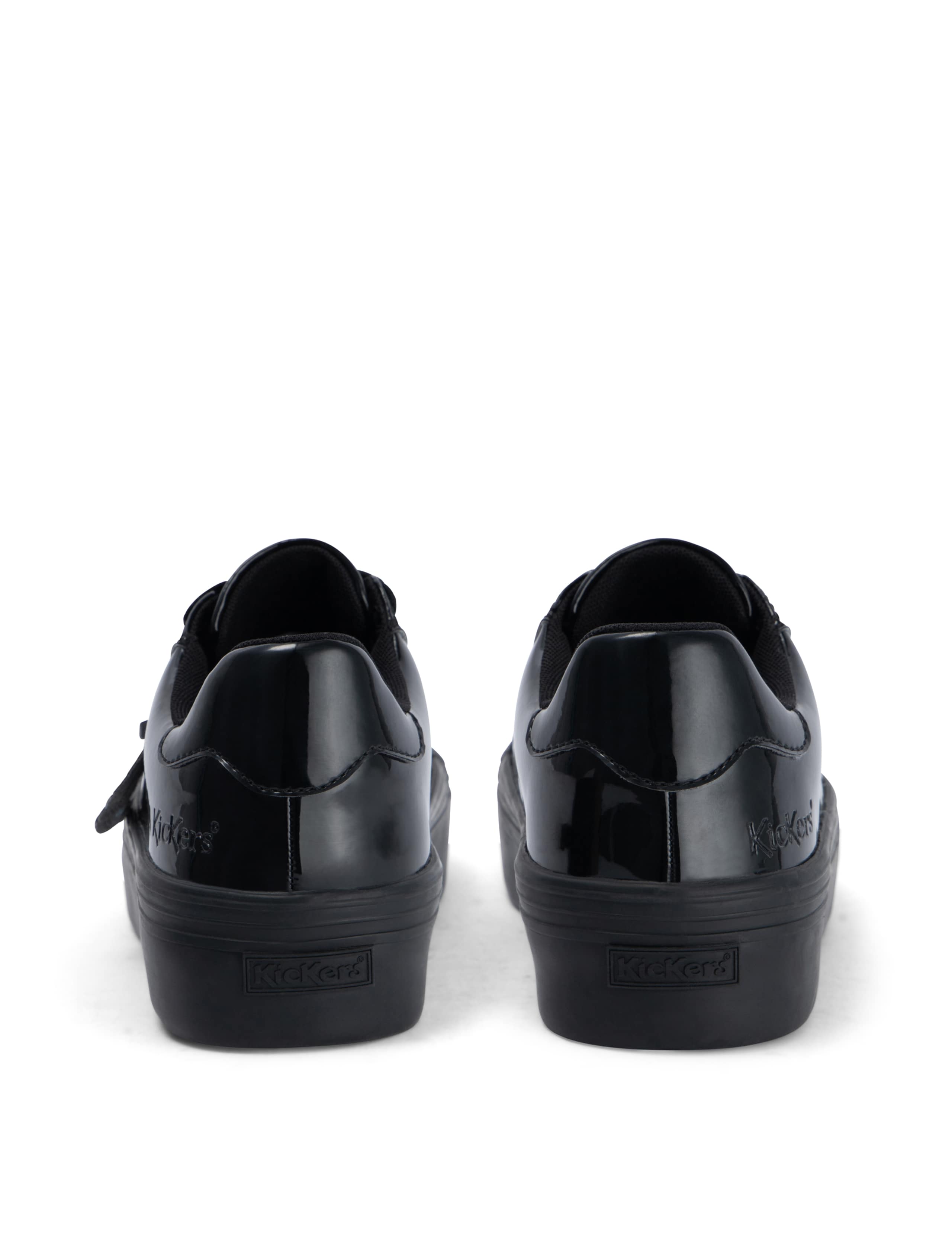 Patent Lace Up Flatform Shoes 5 of 6