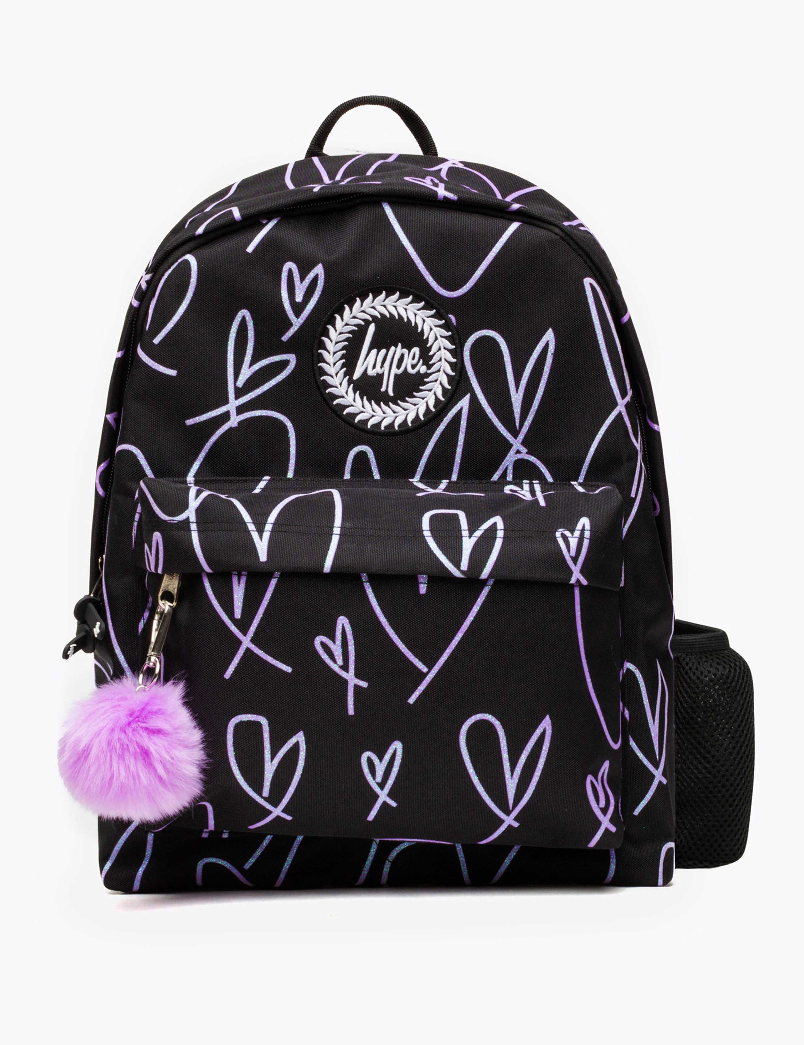 Kids' Heart Print Backpack 1 of 11