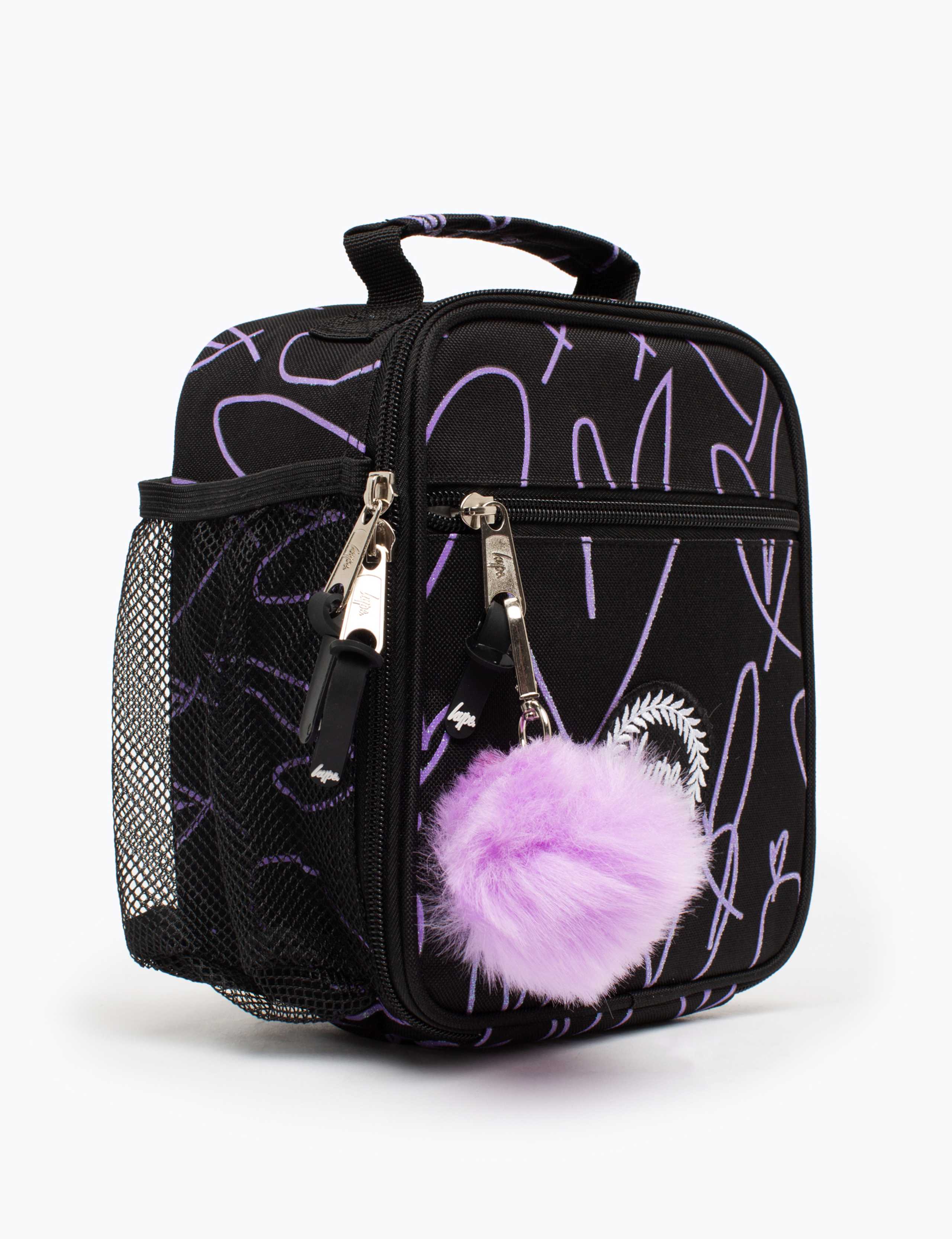 Kids' Glitter Heart Print Lunch Box 3 of 9