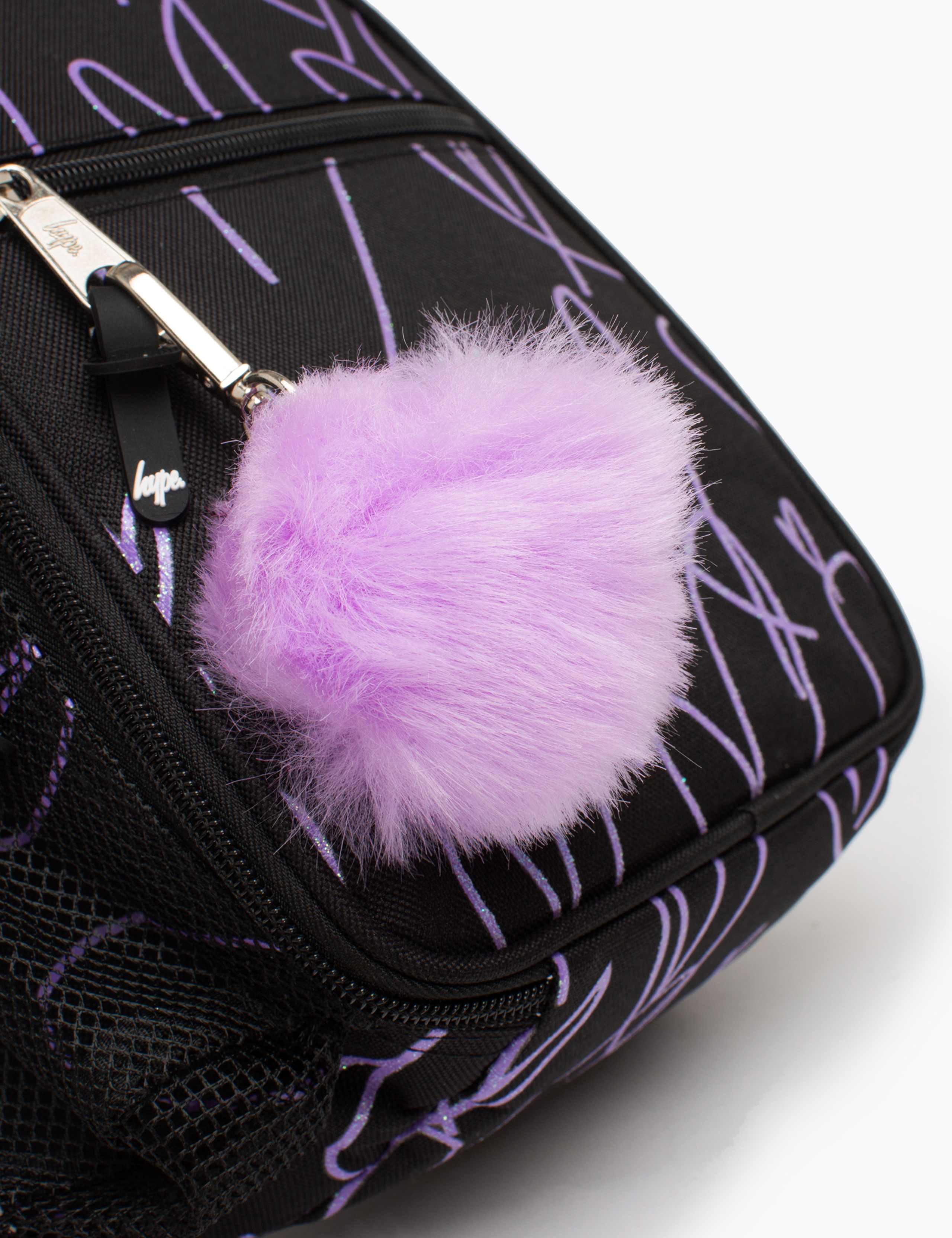 Kids' Glitter Heart Print Lunch Box 6 of 9