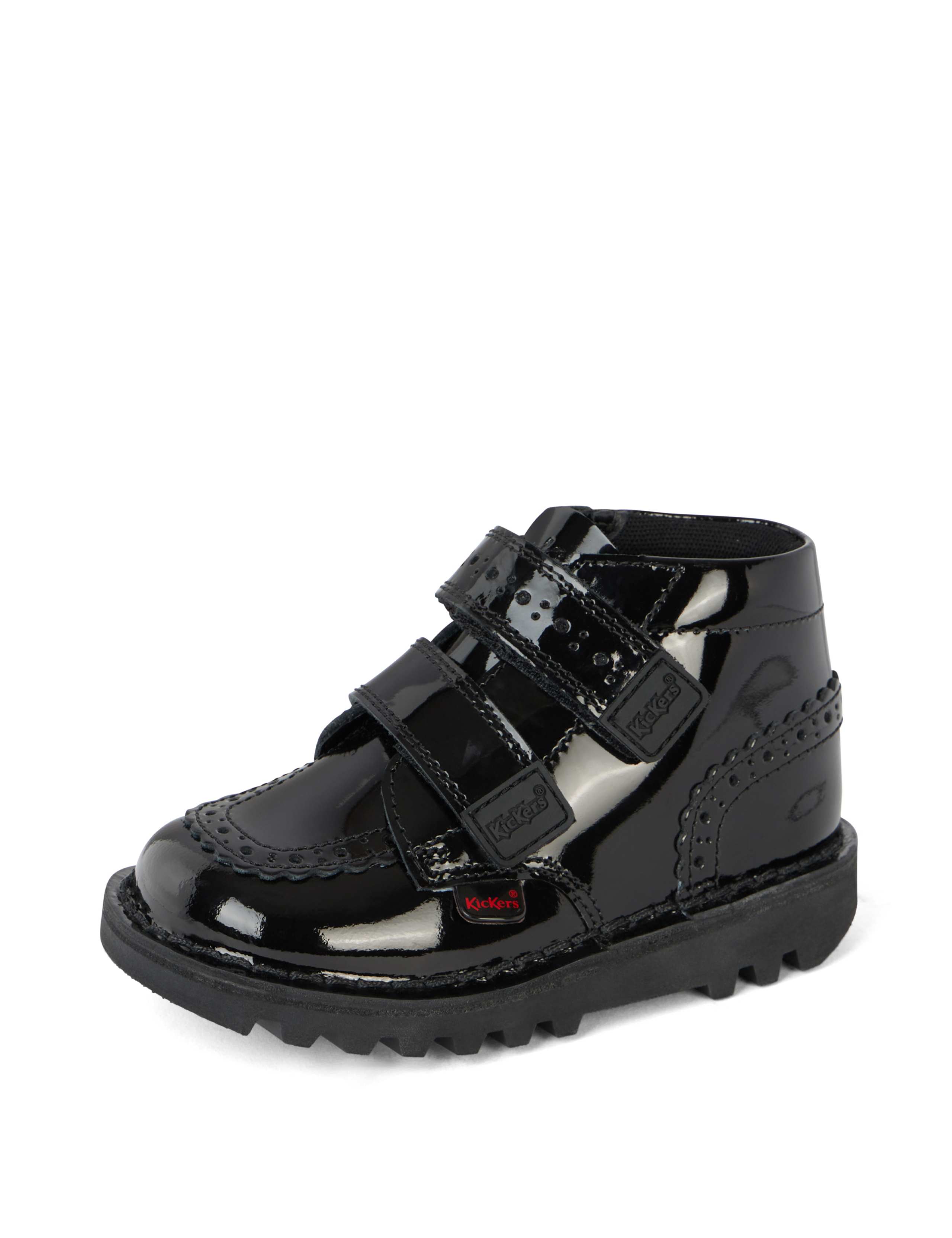 Kids' Patent Riptape High Top Brogues (7 Small - 12 Small) 6 of 6