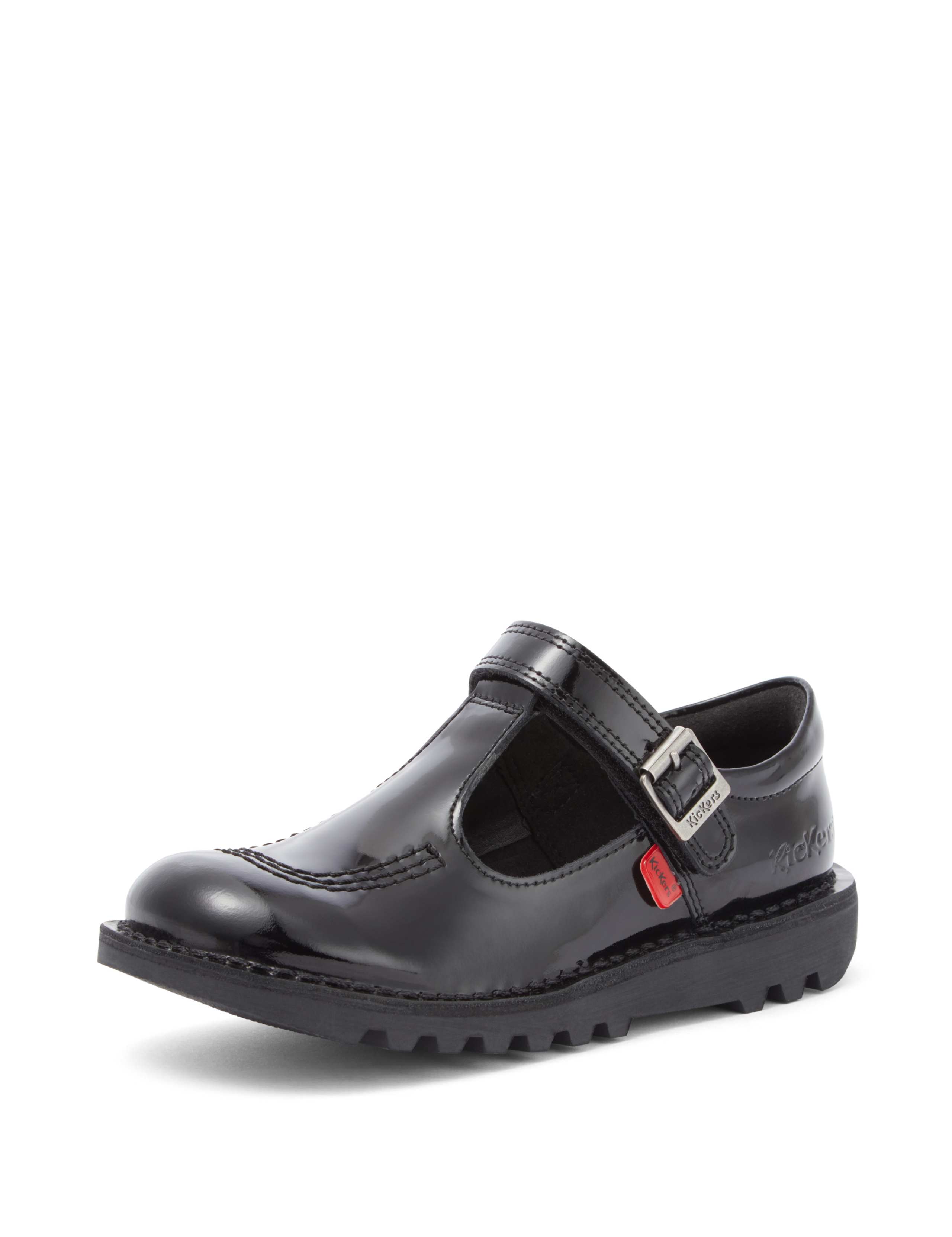 Kids' Leather School Shoes (12 1/2 Small - 2 1/2 Large) 3 of 7