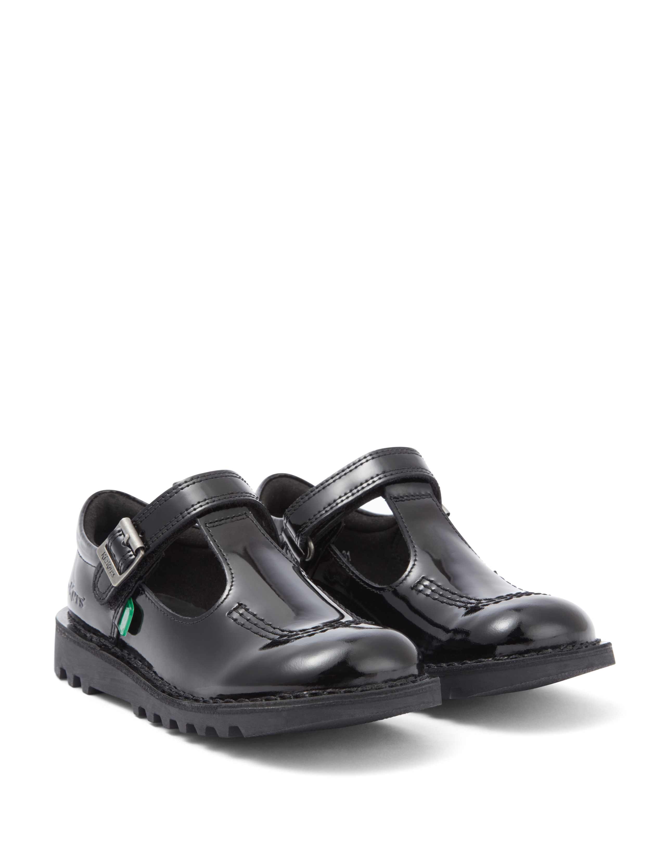 Kids' Leather School Shoes (12 1/2 Small - 2 1/2 Large) 2 of 7