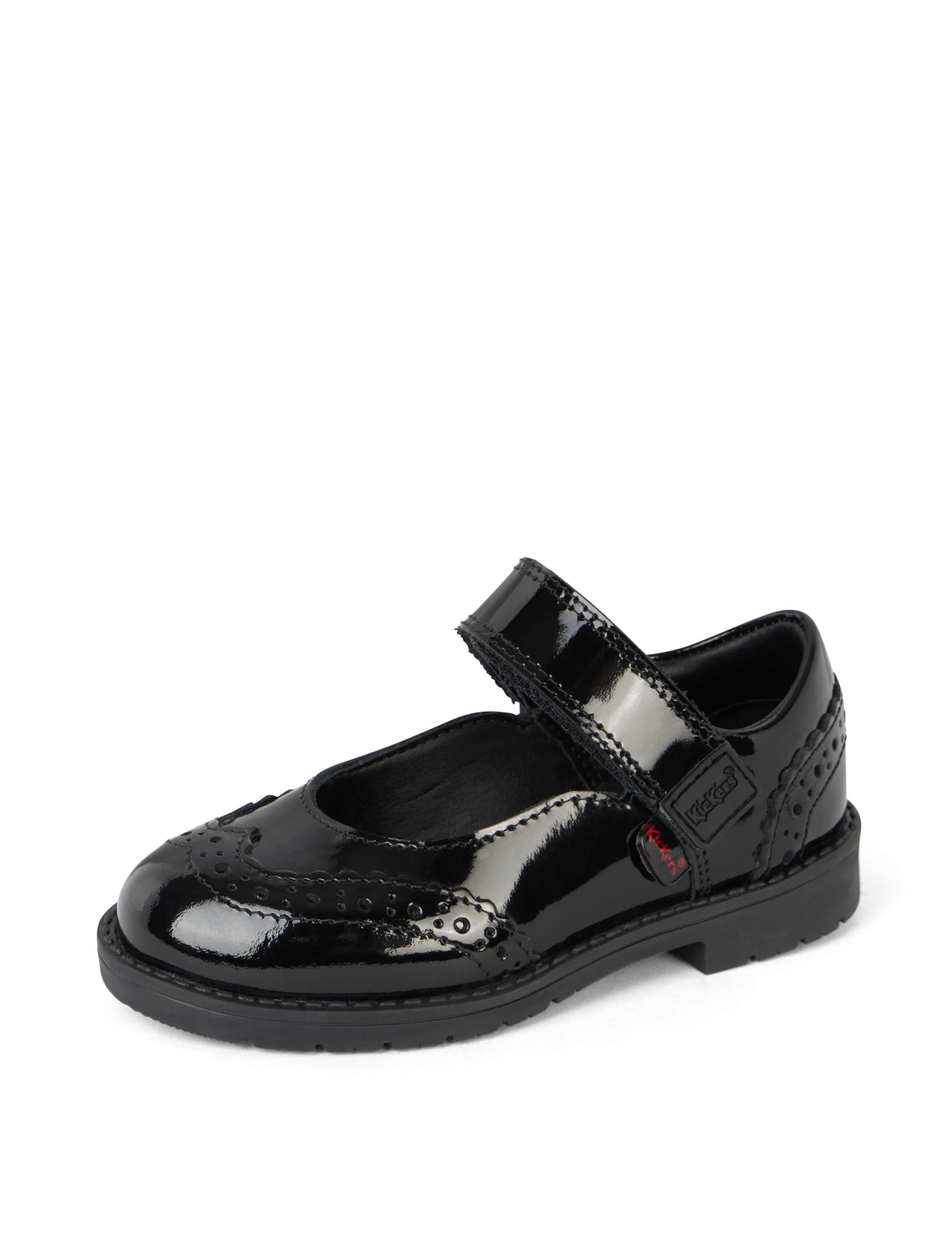 Kids' Leather Riptape Brogues (7 Small - 12 Small) 3 of 6