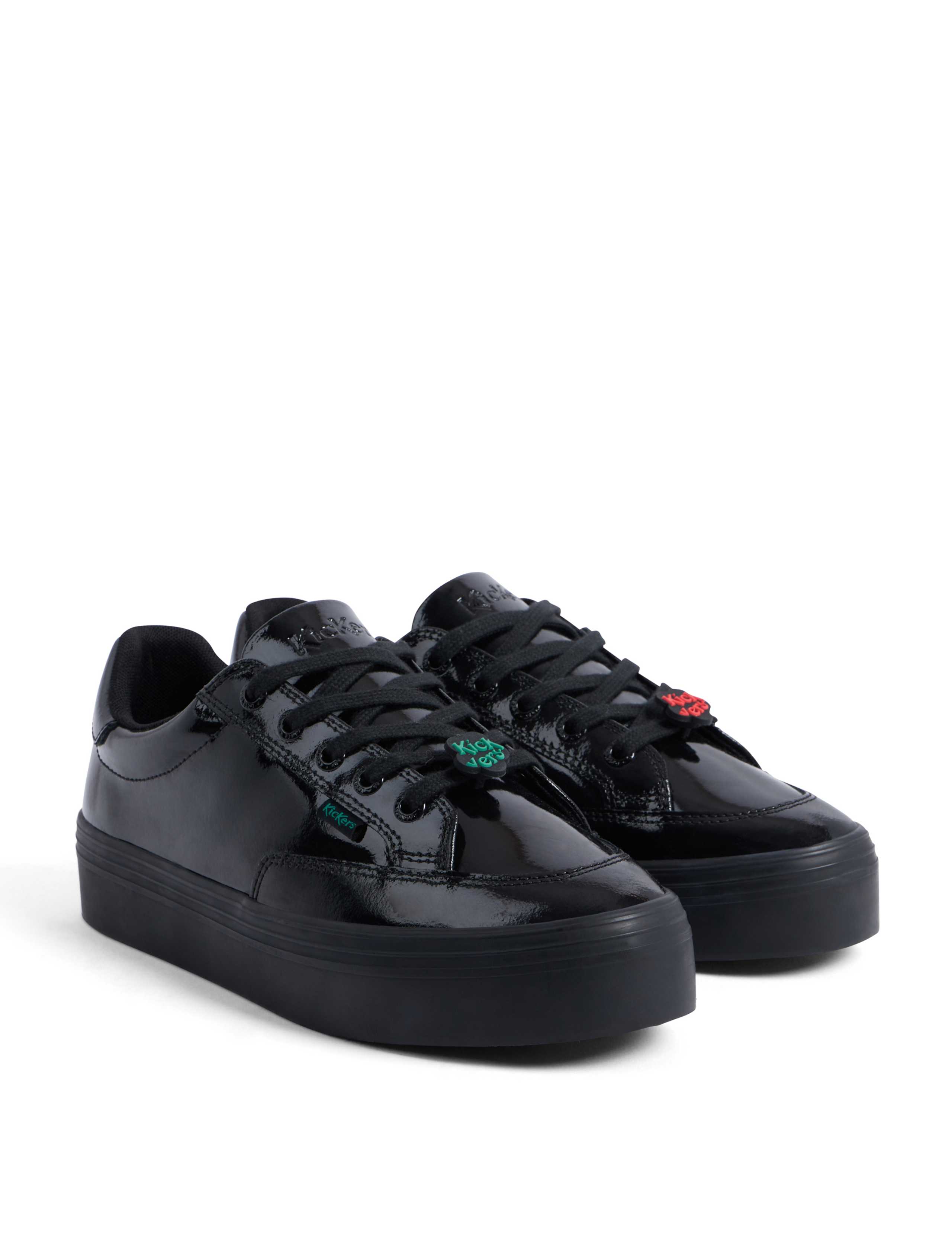Kids' Leather Patent School Shoes (3 Large - 6 Large) 2 of 6