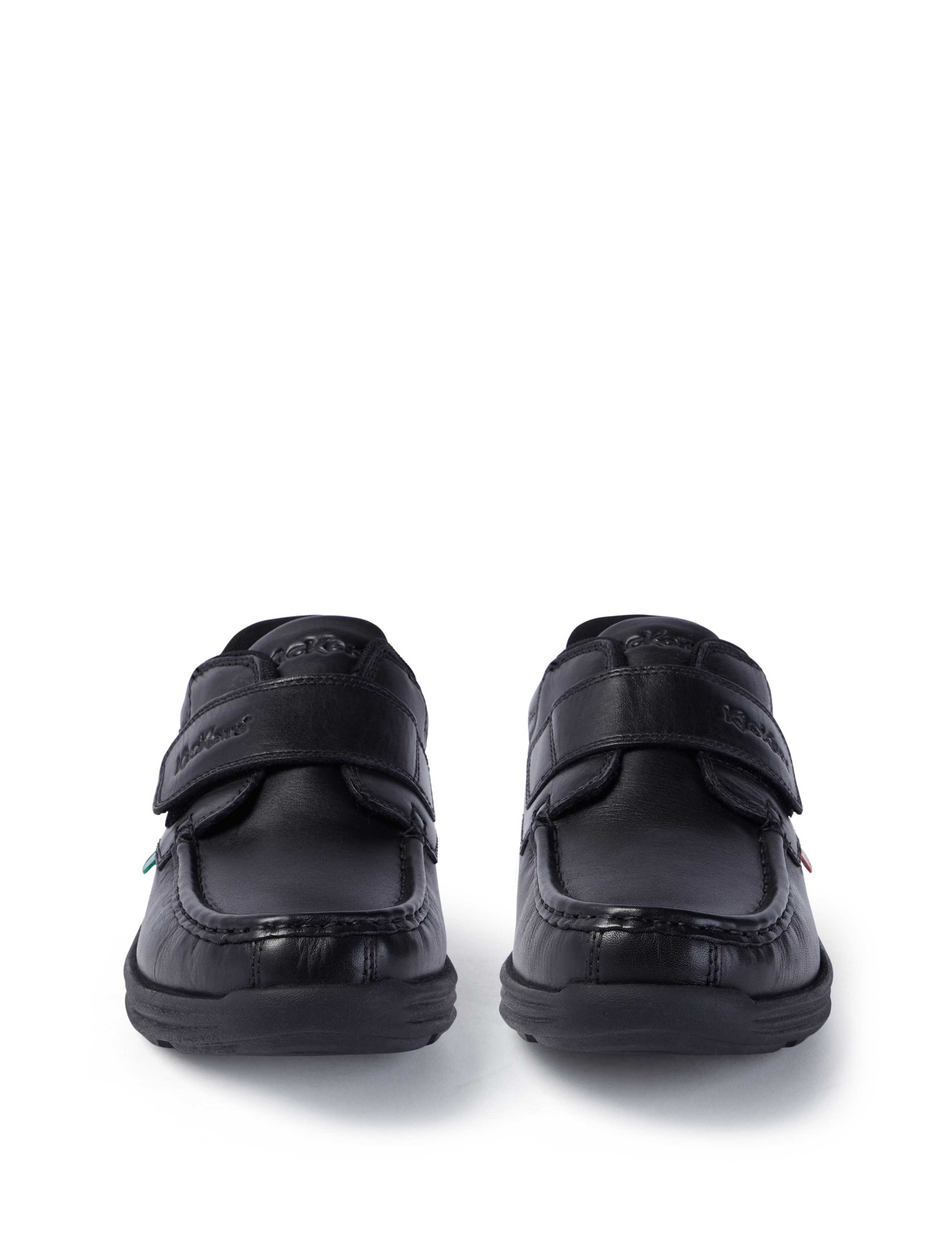 Kids' Leather Riptape School Shoes (3 Large - 6 Large) 3 of 6