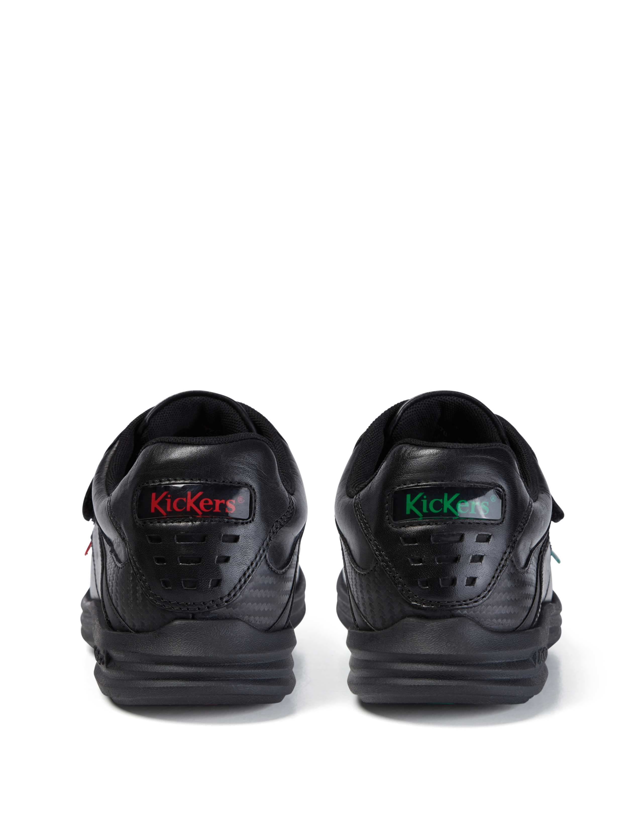 Kids' Leather Riptape School Shoes (3 Large - 6 Large) 5 of 6