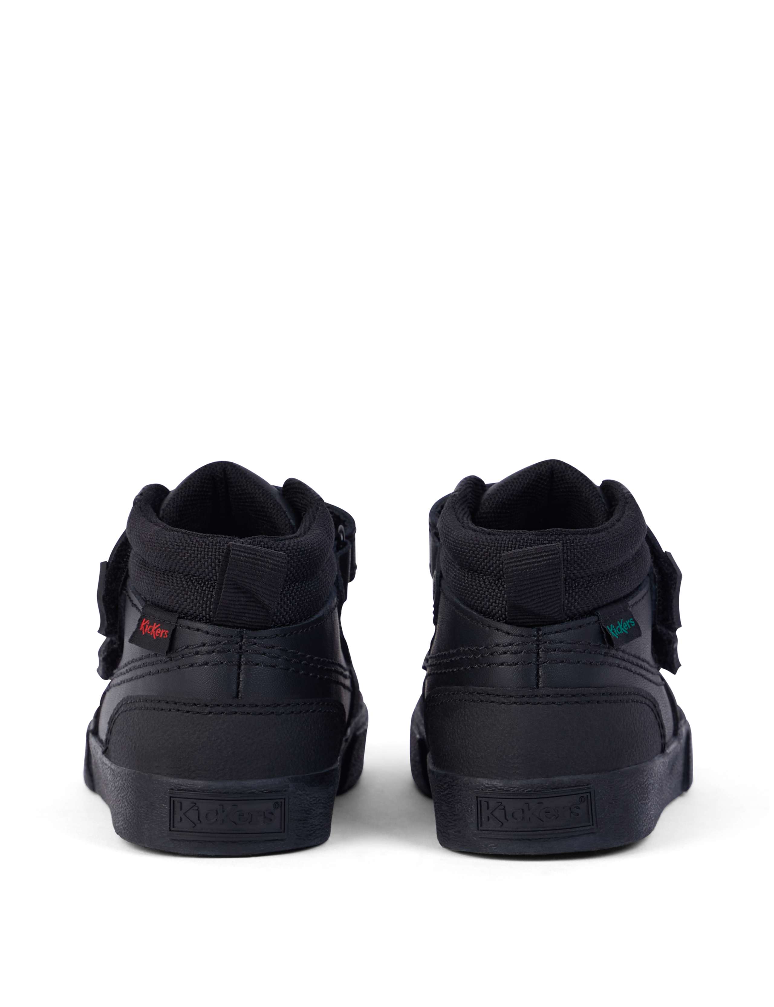 Kids' Leather High Top School Shoes (7 Small - 12 Small) 5 of 6