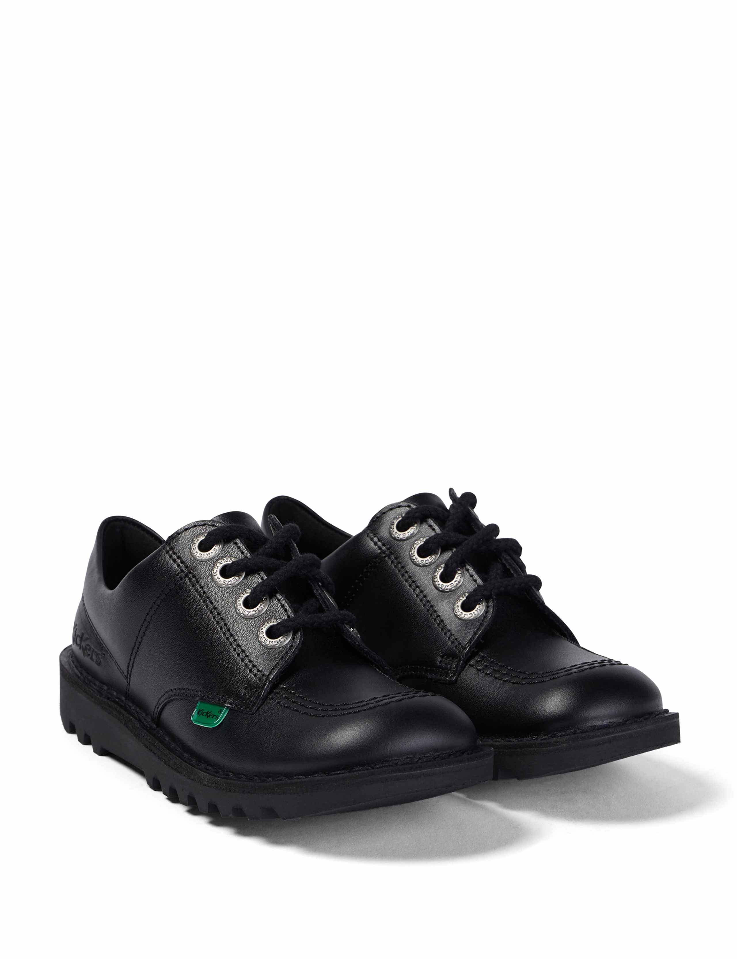 Kids' Leather School Shoes (12.5 Small - 2.5 Large) 2 of 6