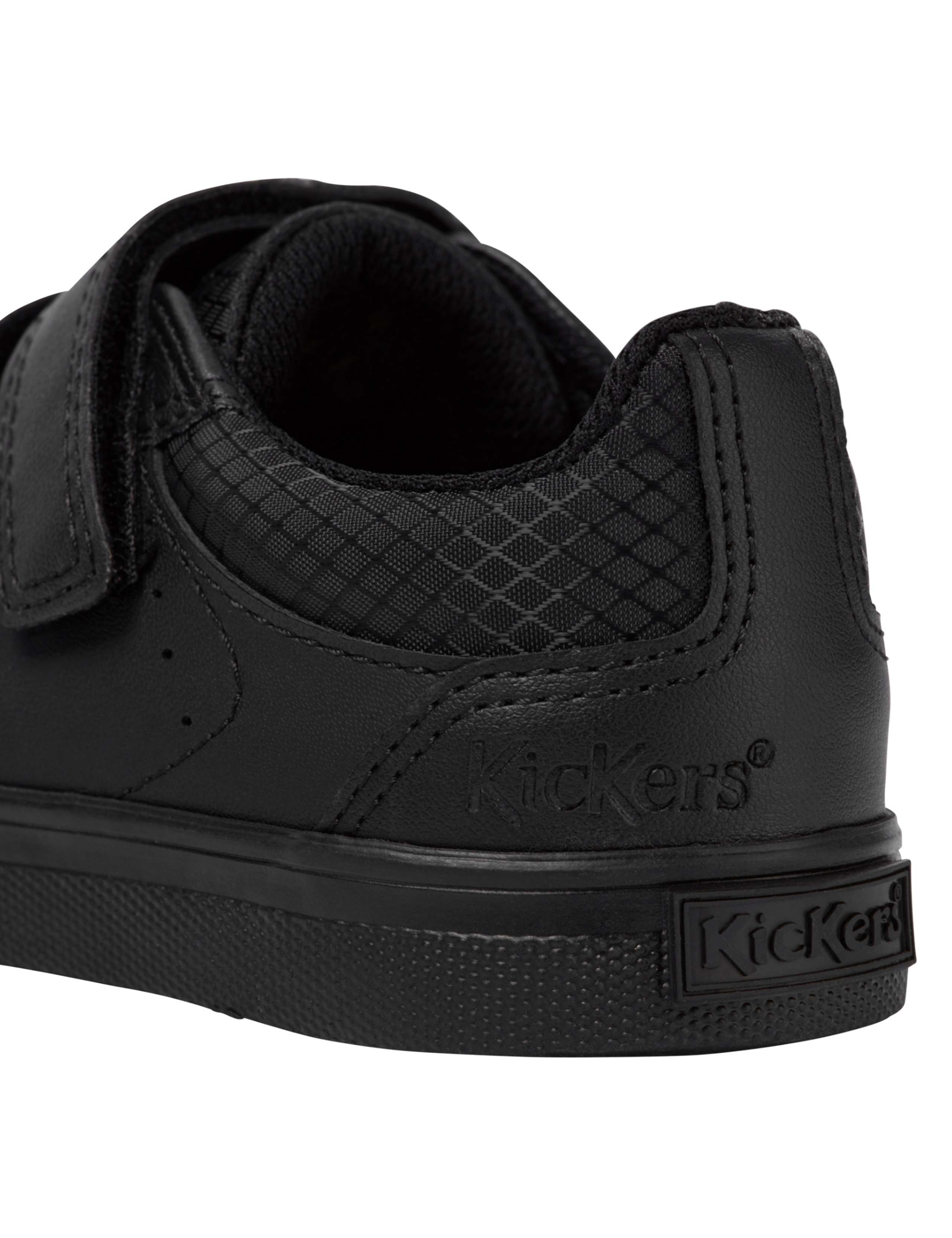 Kids' Leather Riptape School Shoes 3 of 5