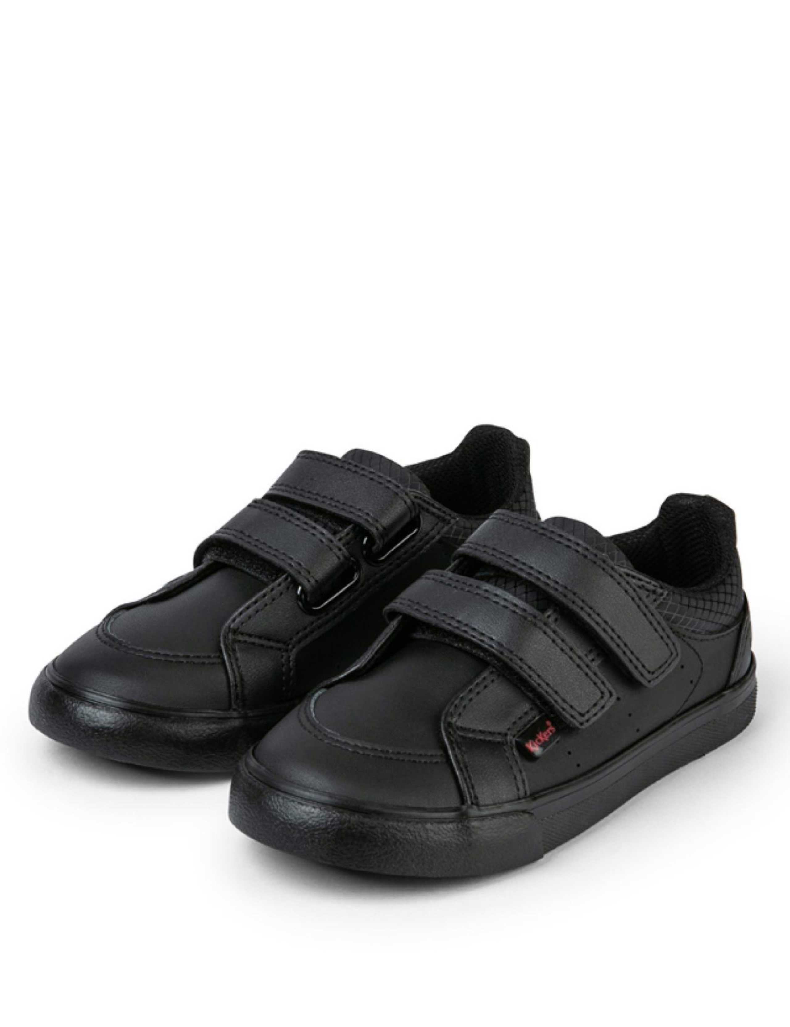Kids' Leather Riptape School Shoes 2 of 5
