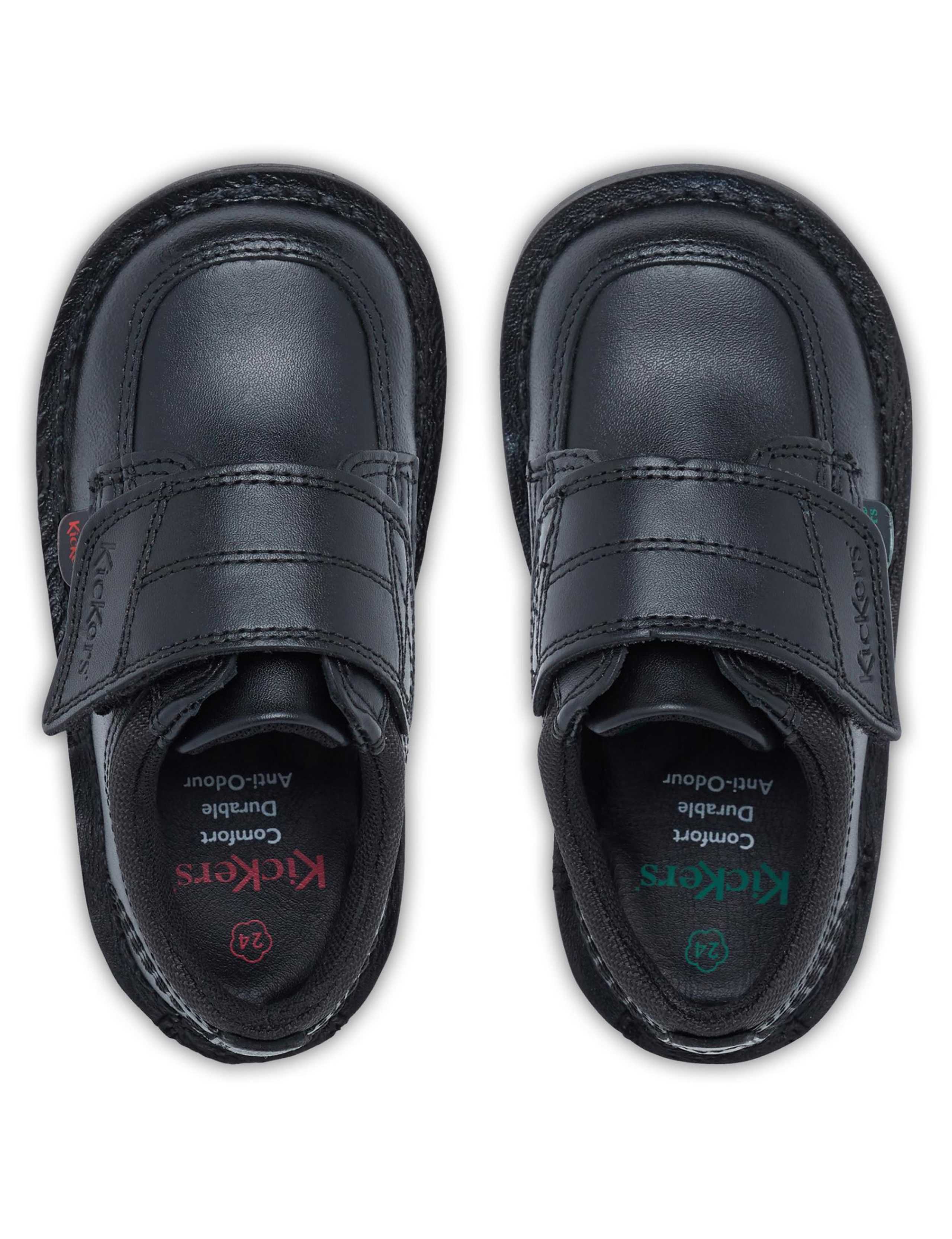 Kids' Leather Riptape School Shoes 4 of 4