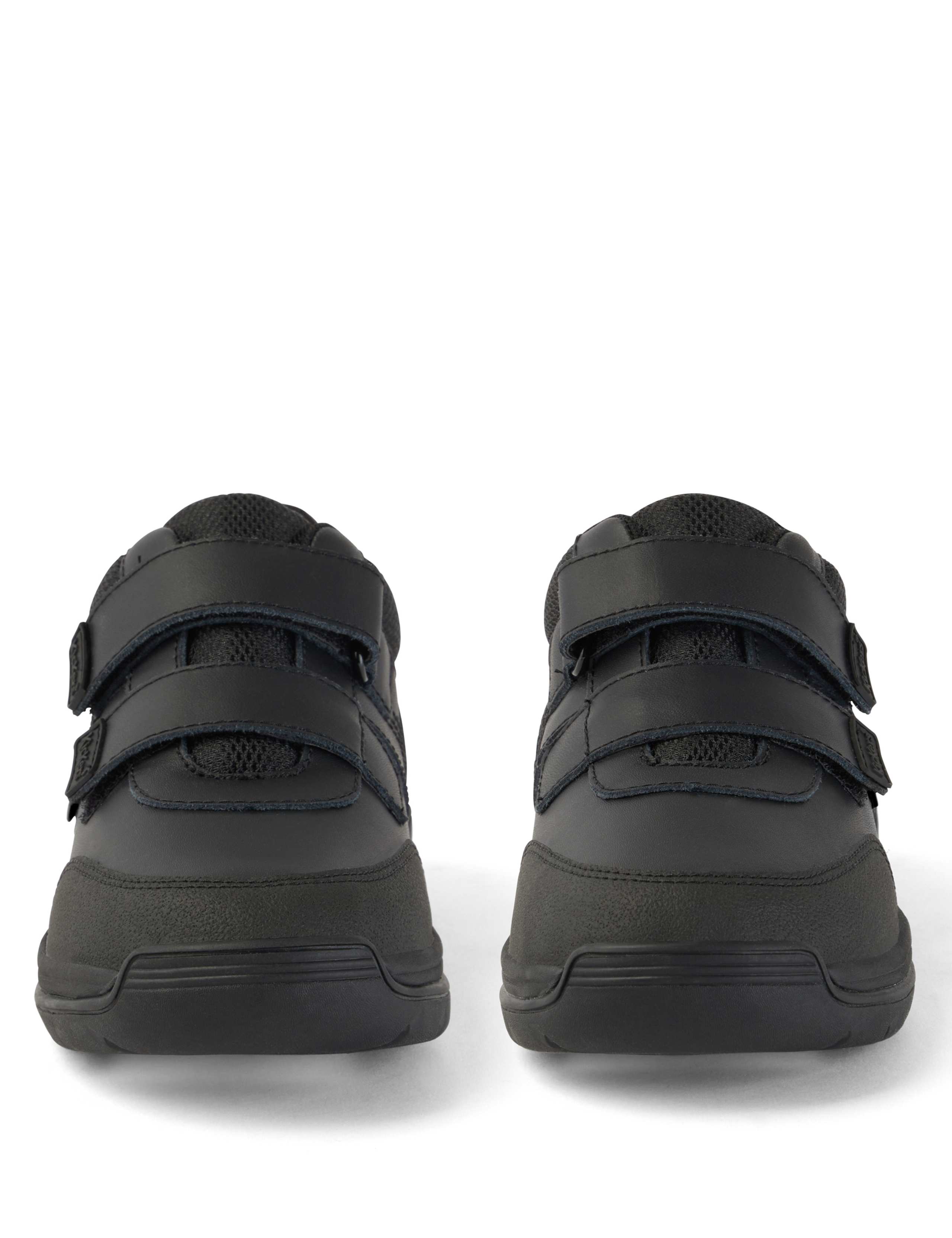 Kids' Leather Riptape School Shoes 3 of 6