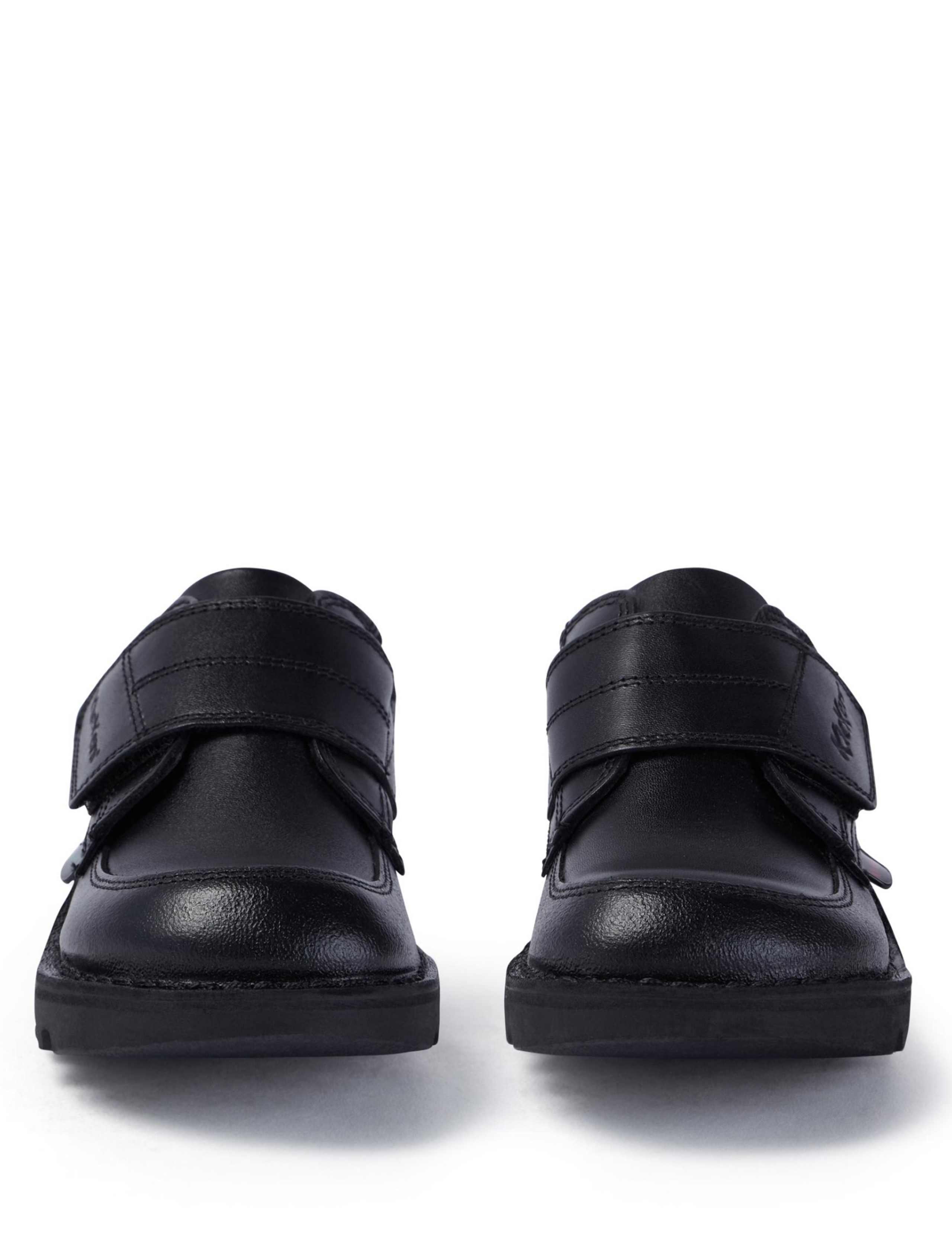 Kids' Leather Riptape School Shoes 4 of 5
