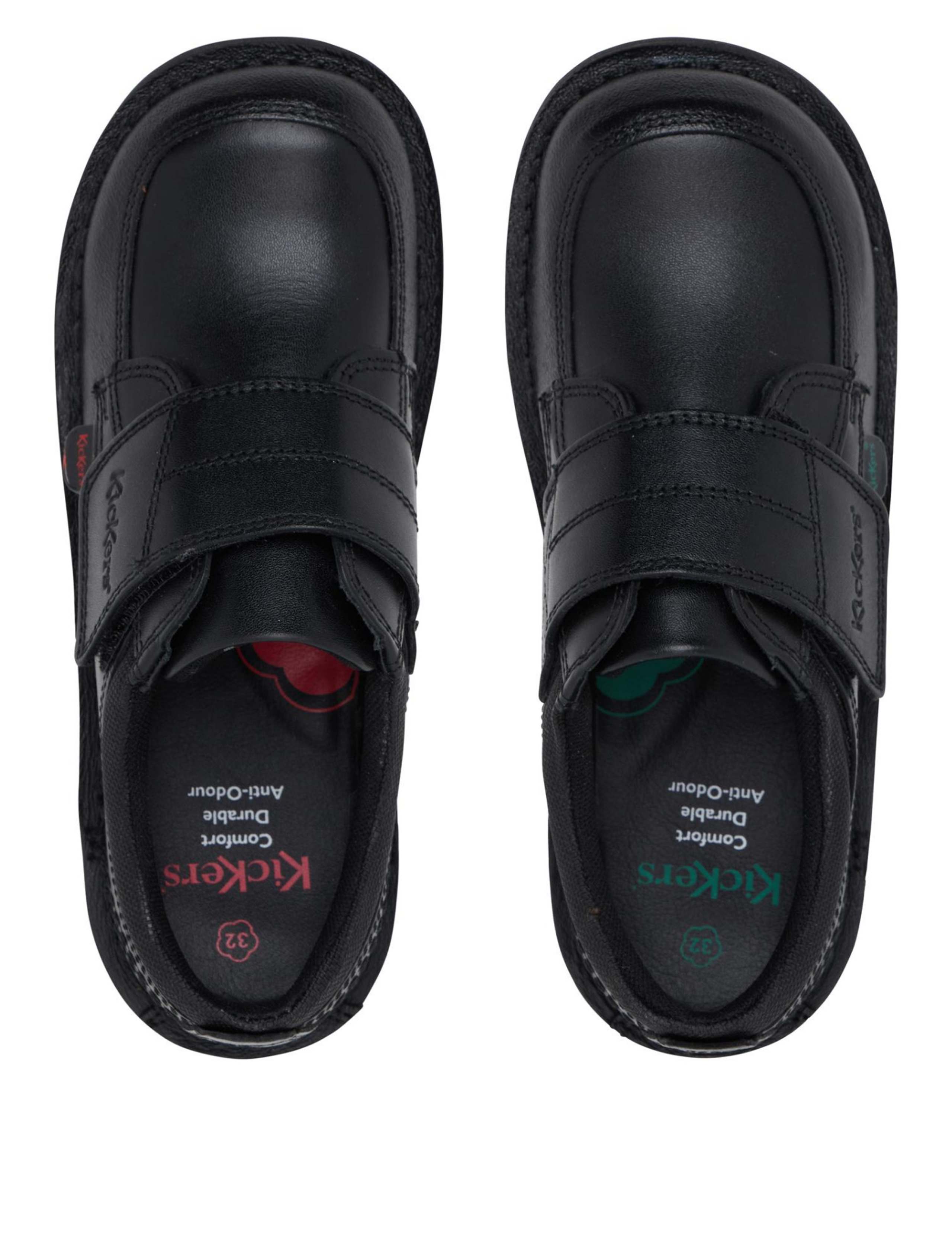 Kids' Leather Riptape School Shoes 5 of 5