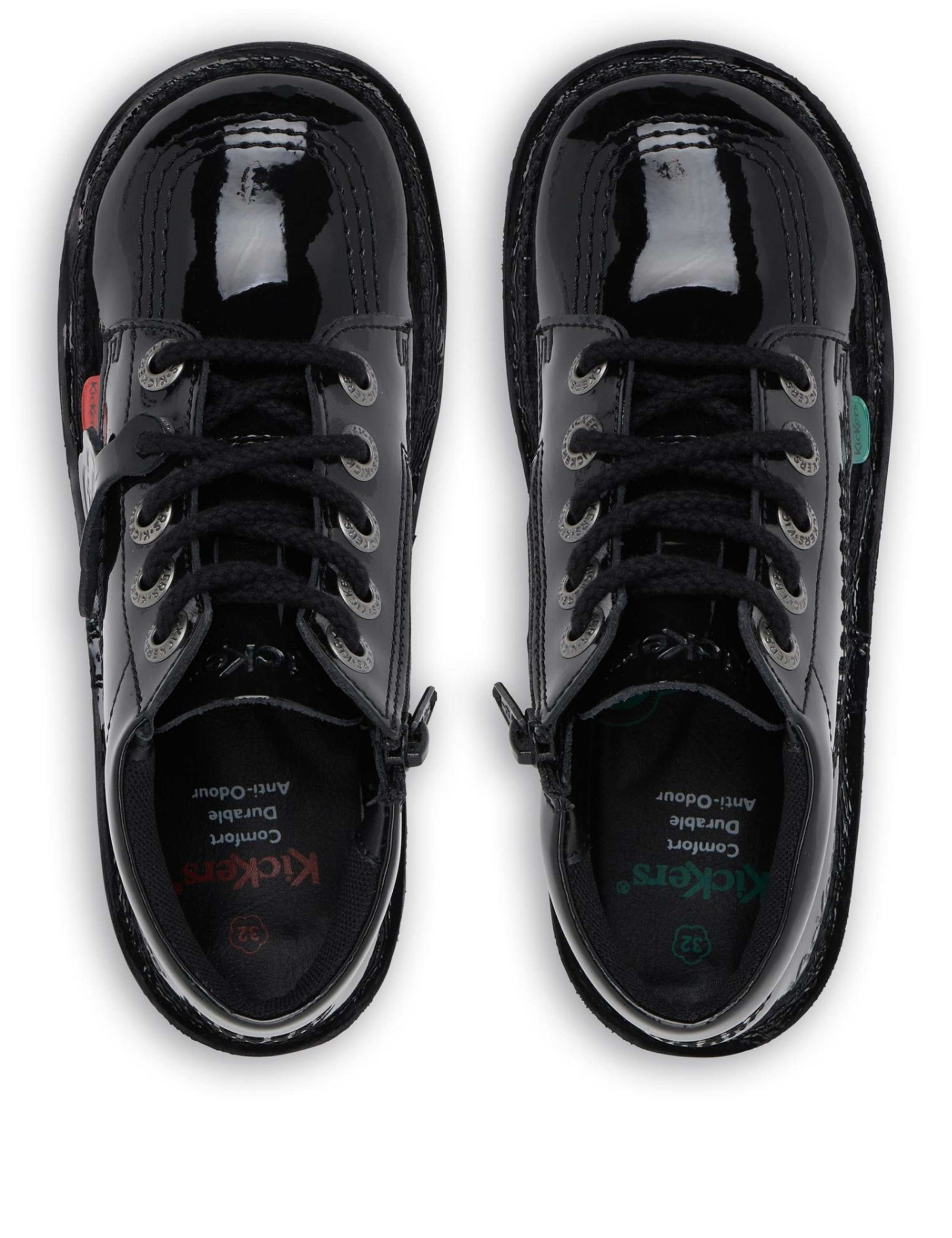 Kids' Patent High Top School Shoes 5 of 6