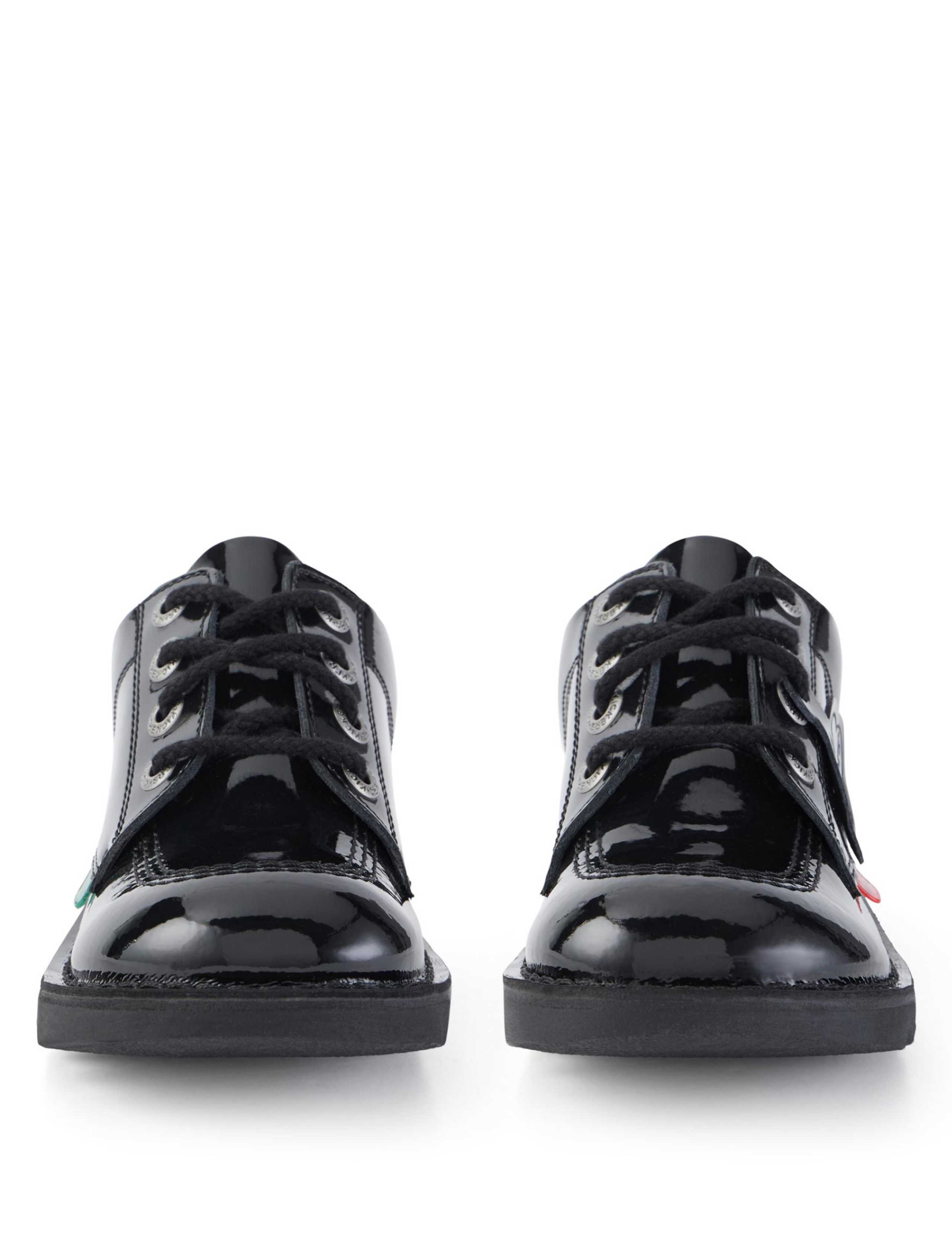 Kids' Patent Leather Lace School Shoes 4 of 5