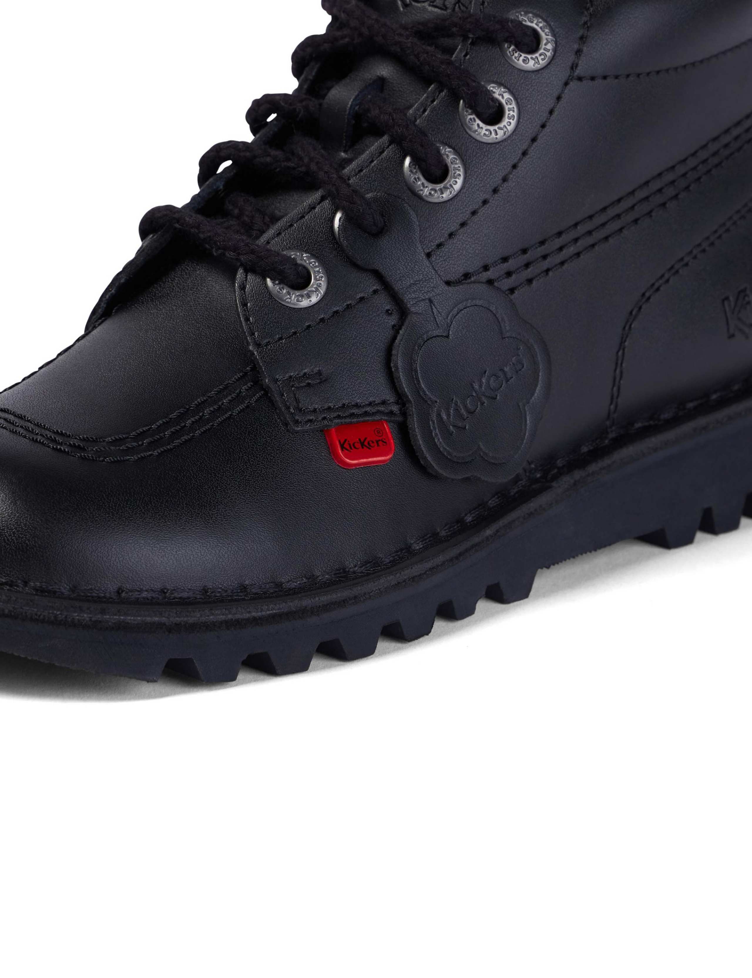 Kids' Leather High Top School Shoes 3 of 5