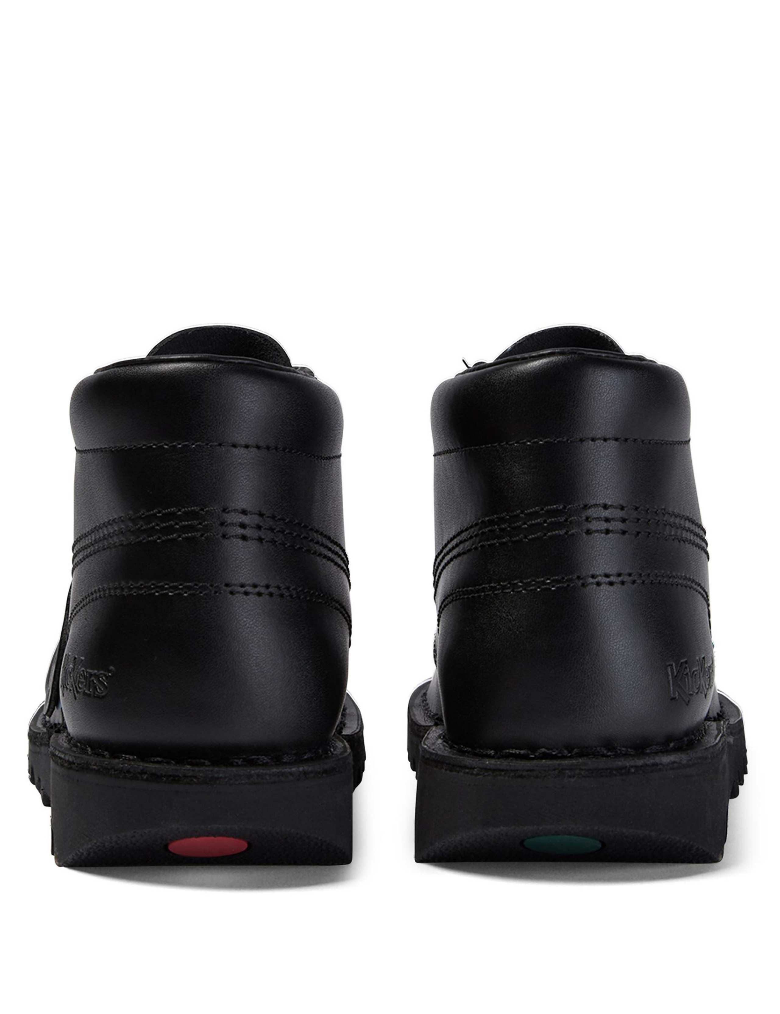 Kids' Leather High Top School Shoes 4 of 5