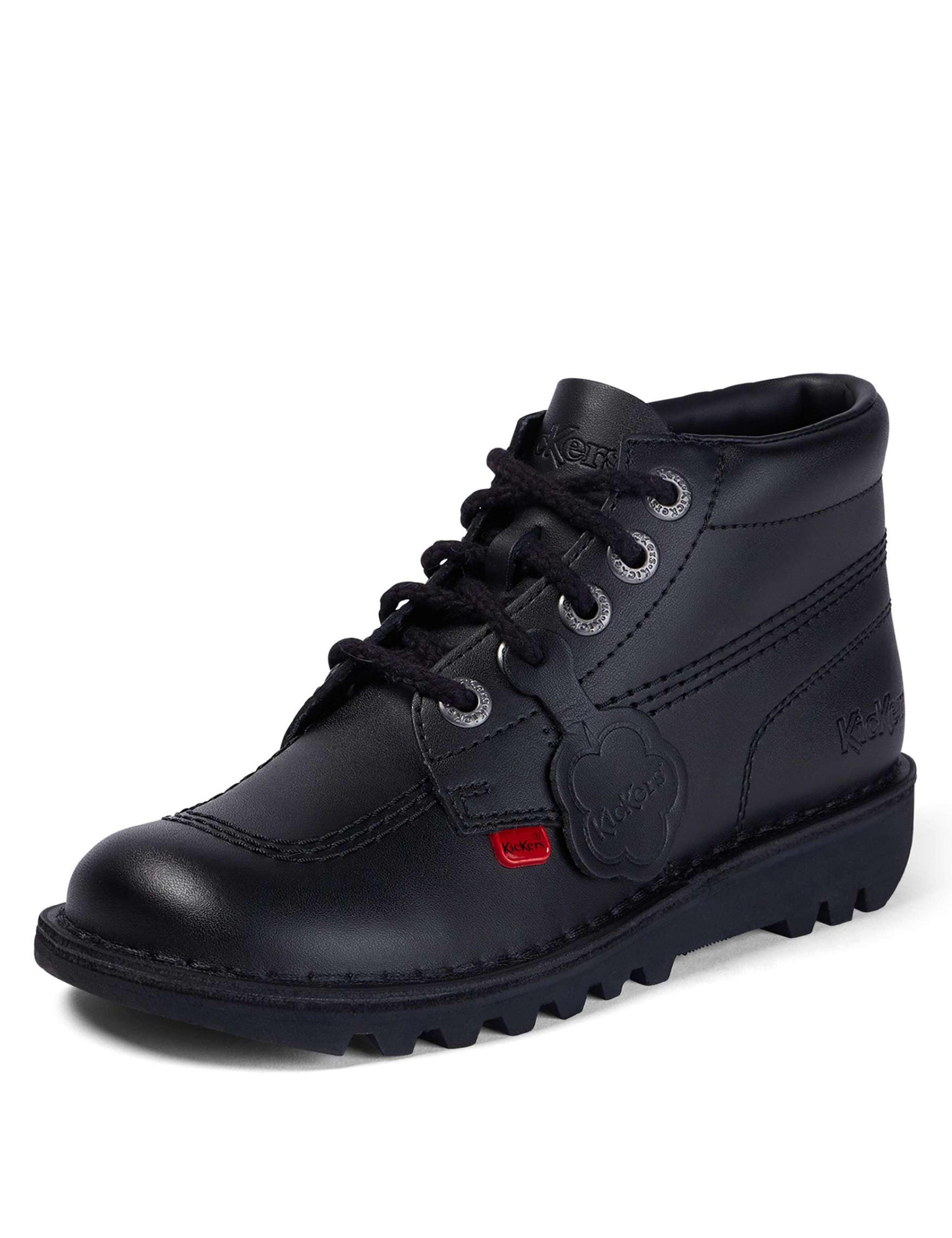 Kids' Leather High Top School Shoes 2 of 5