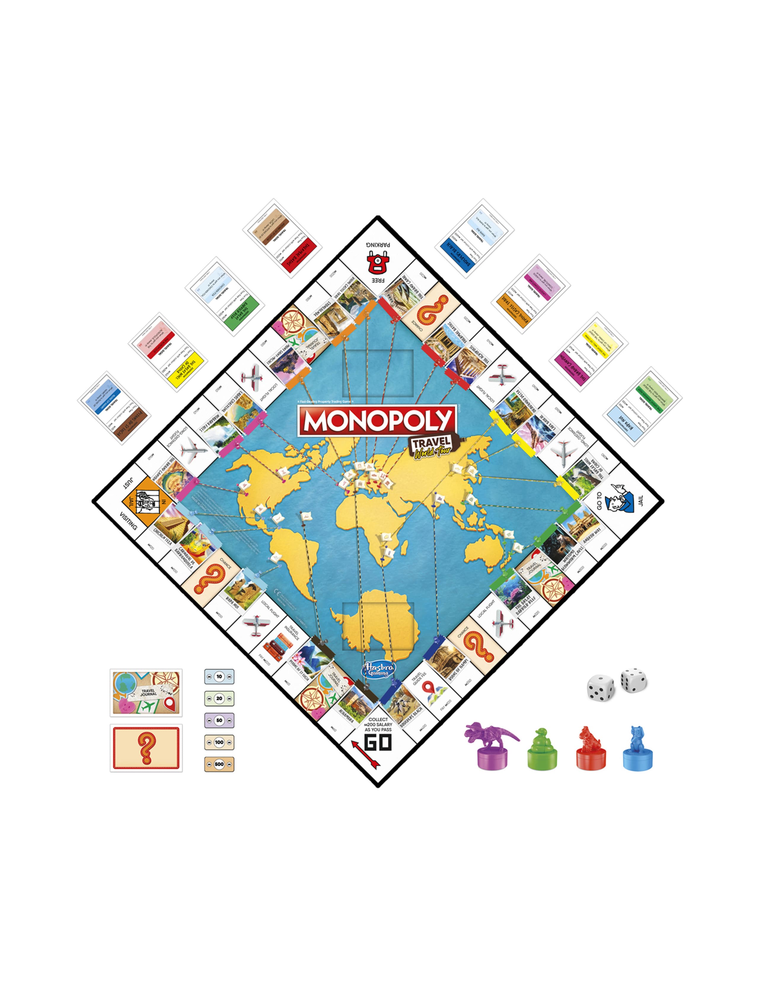 Monopoly Travel World Tour Board Game (8+ Yrs) 7 of 10