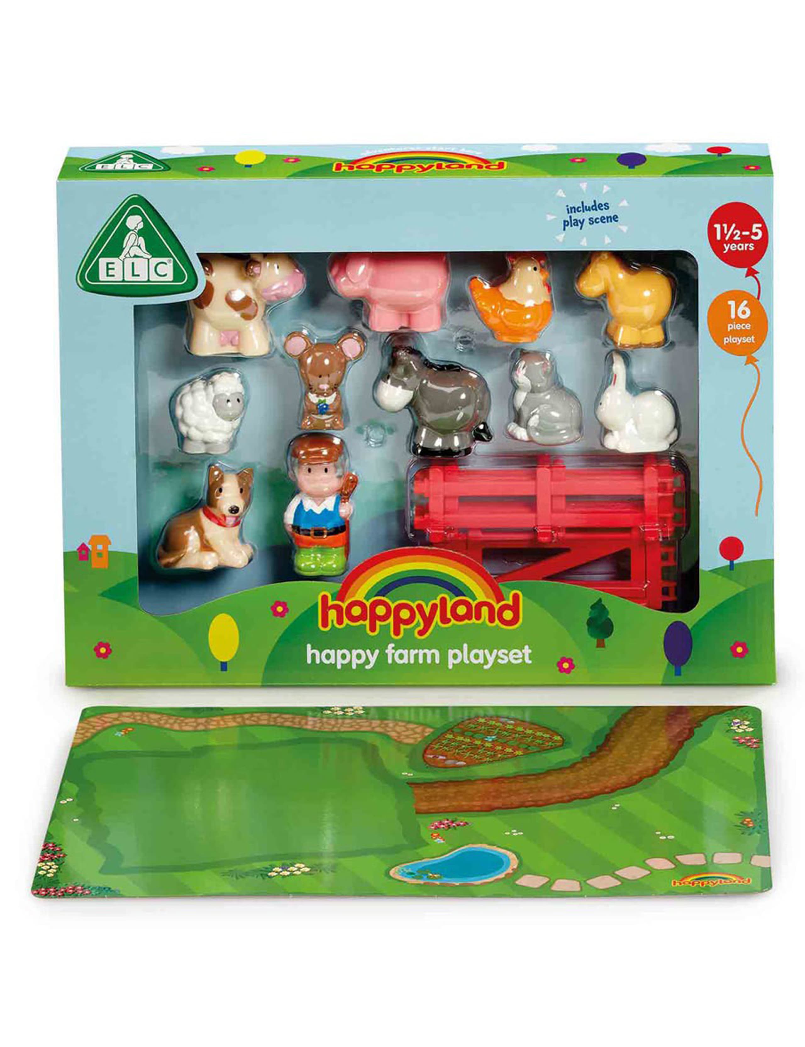 Happyland Farm Playset (1.5-5 Yrs) 1 of 2