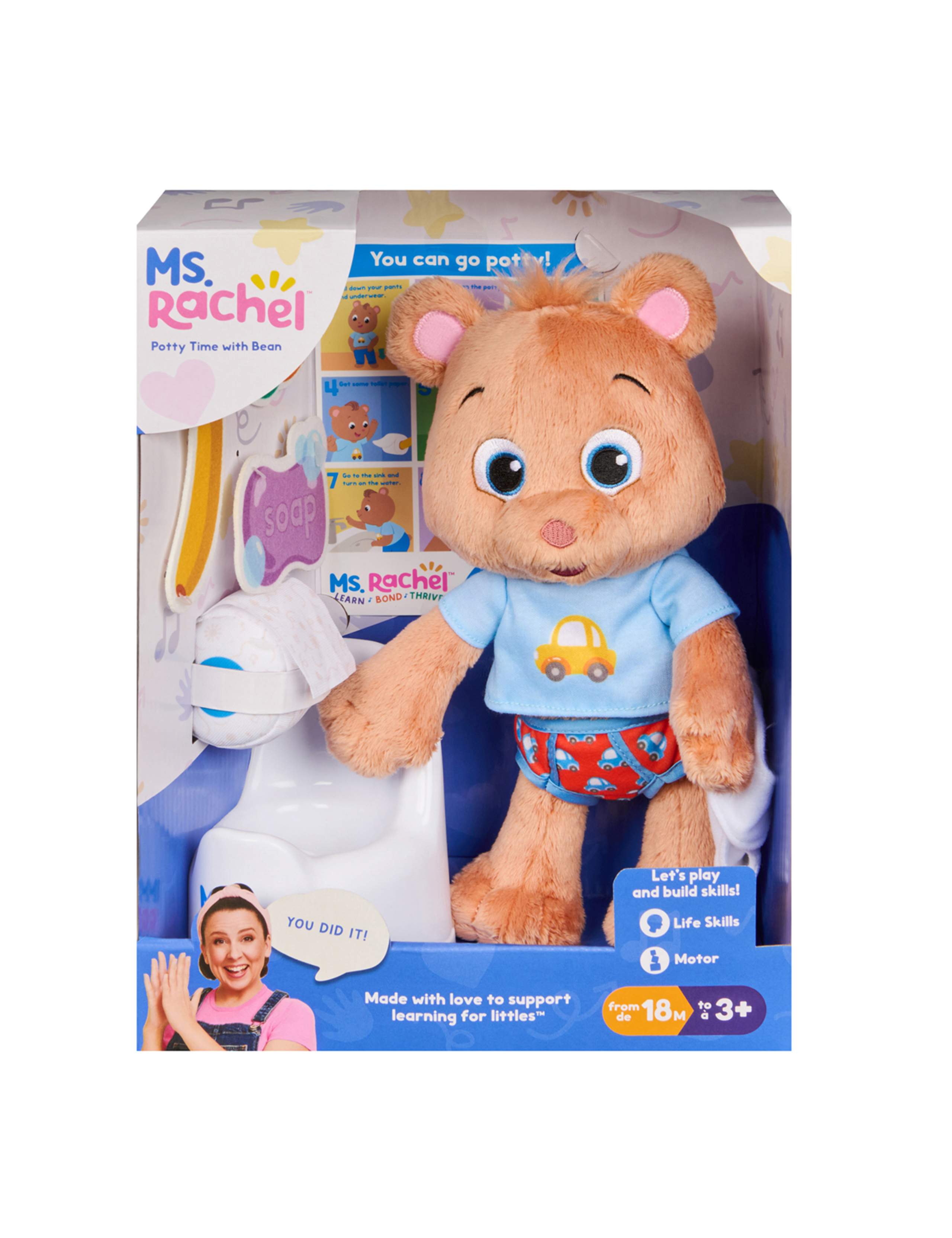 Ms Rachel Potty Time With Bean Playset (18+ Mths) 1 of 6