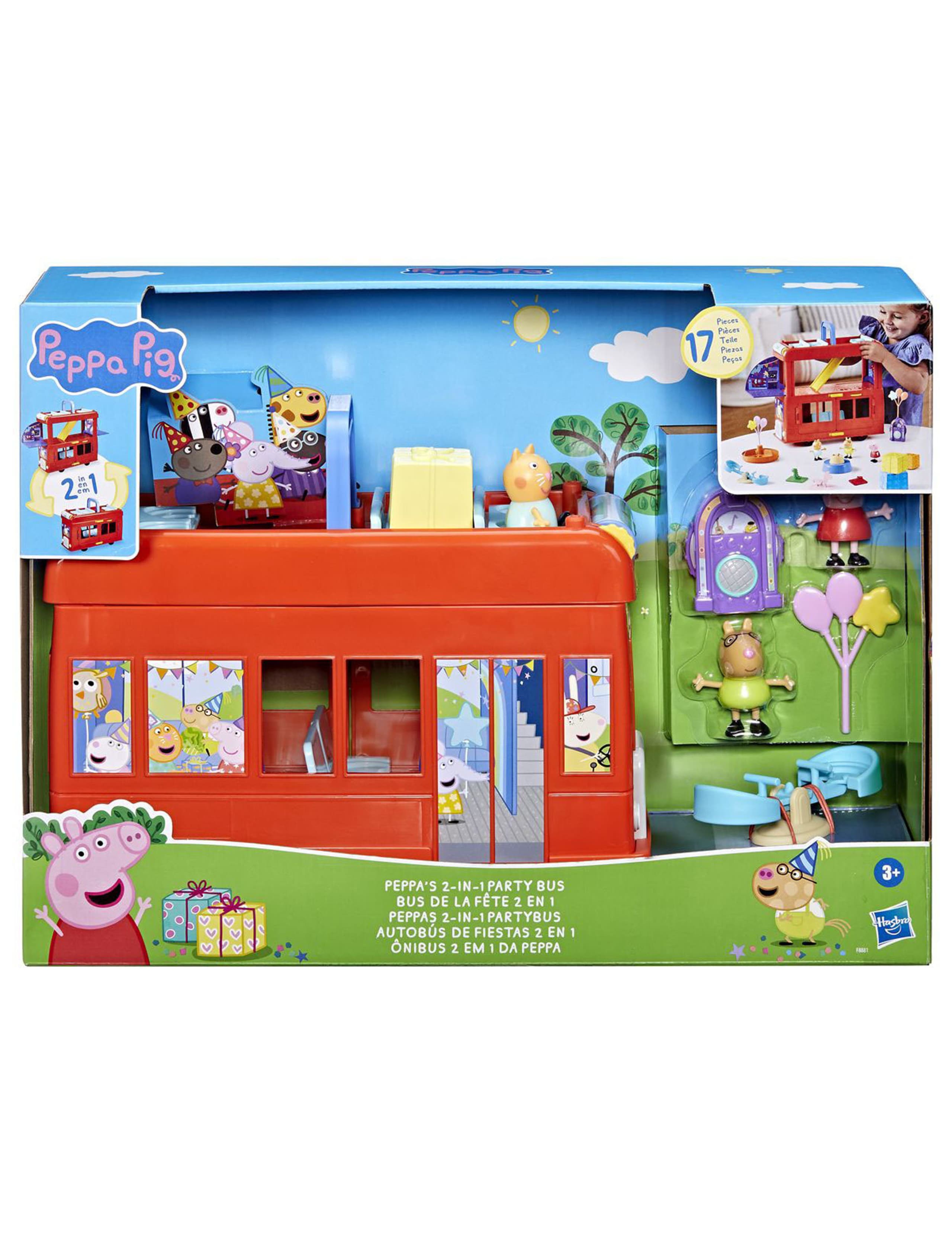 Party Bus Playset (3+ Yrs) Peppa Pig M&S