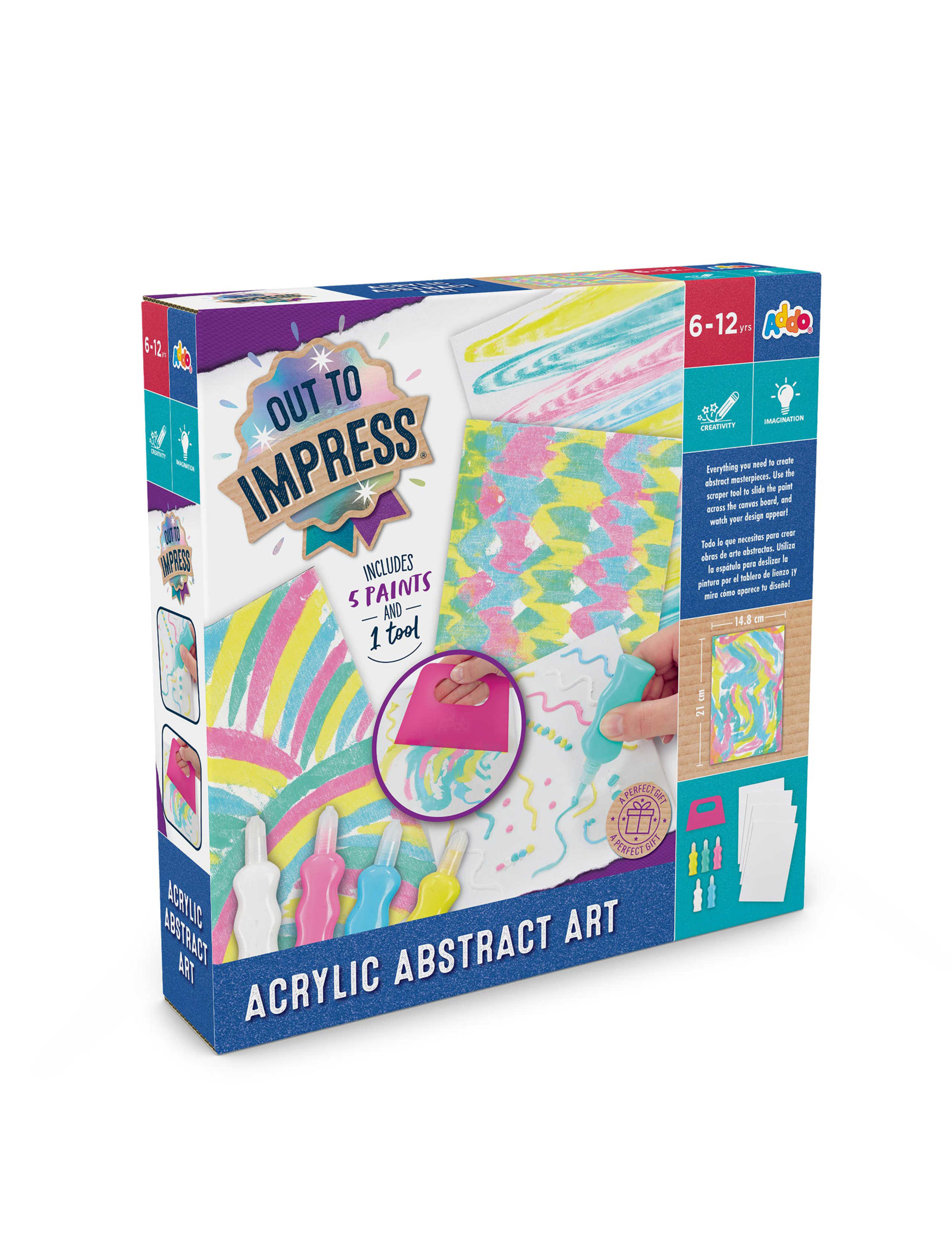 Acrylic Abstract Art Set (6+ Yrs) 2 of 5
