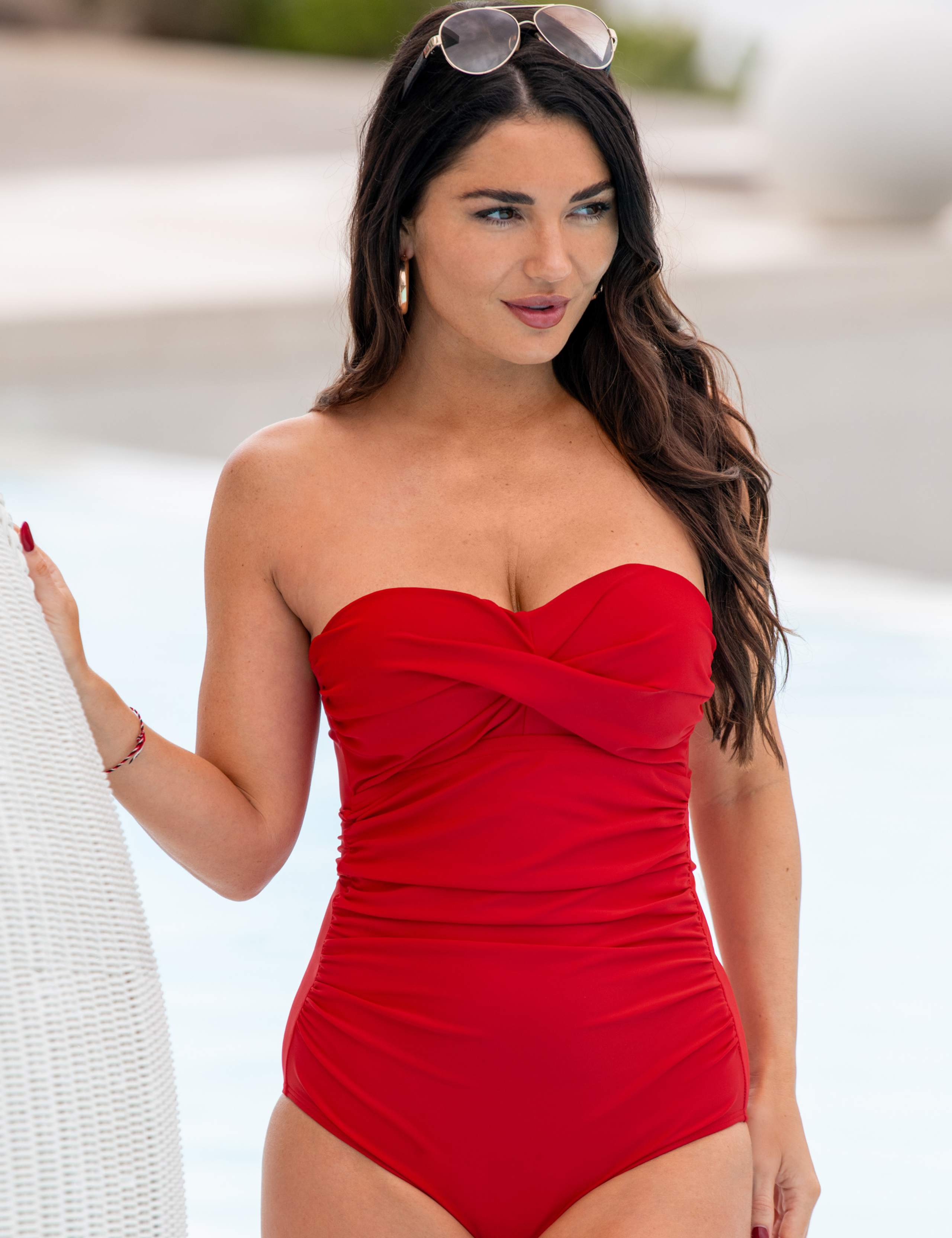 Santa Monica Regular Fit Bandeau Control Swimsuit 1 of 8