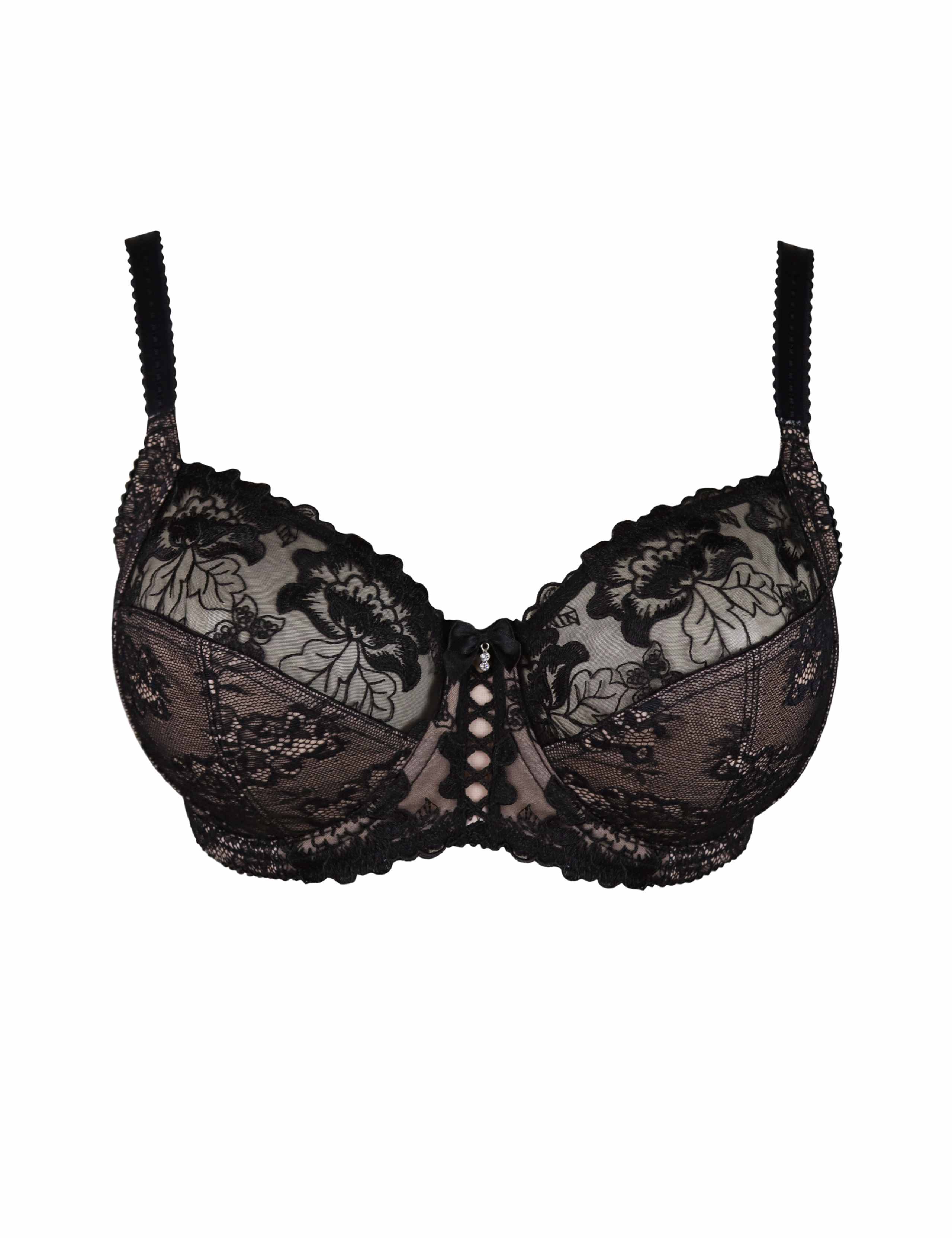 Sofia Lace Embroidered Side Support Bra (D-J) 2 of 6