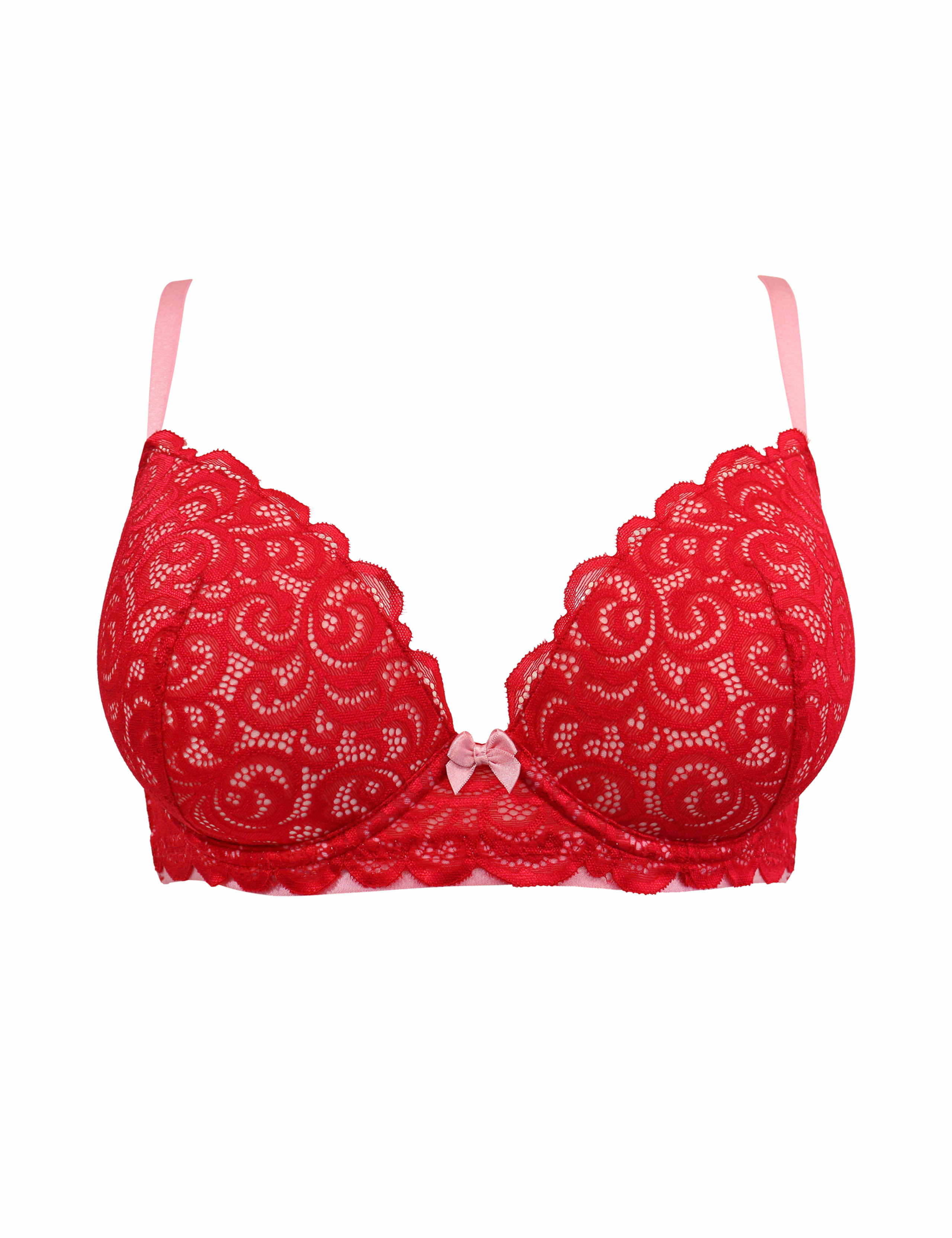 Romance Wired Plunge Push-Up Bra A-DD 2 of 6