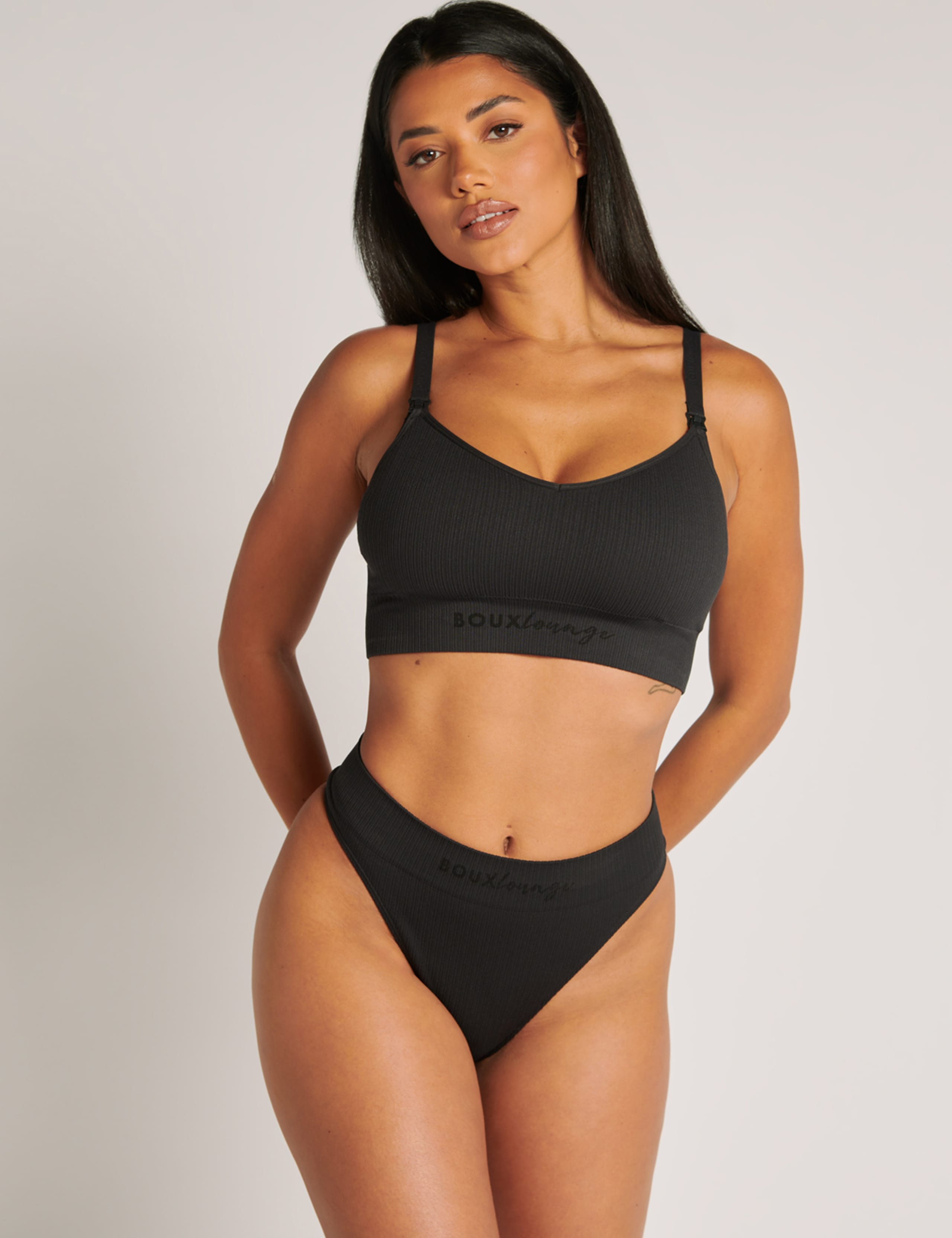 Rib Maternity Nursing Bralette 2 of 6