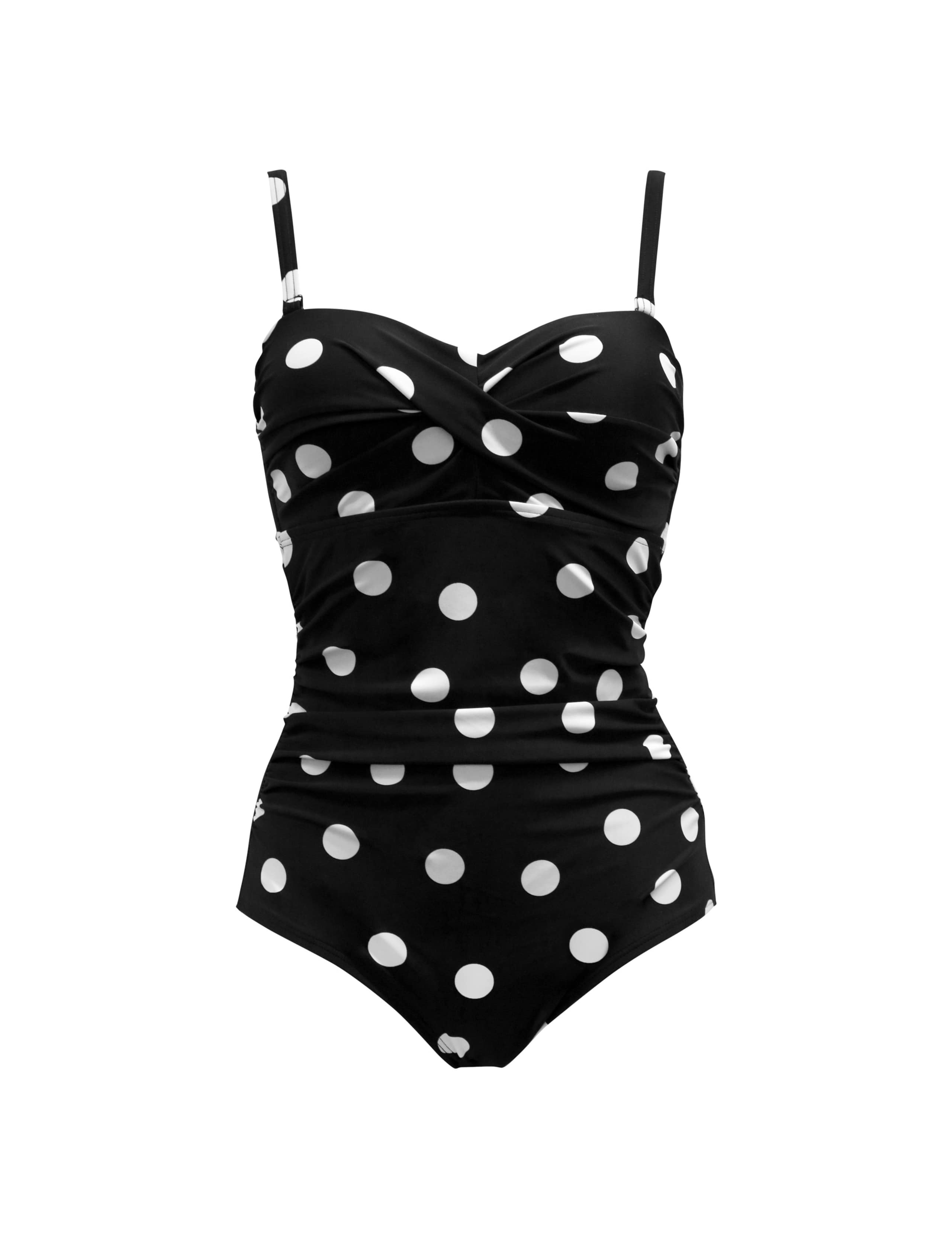 Santa Monica Twist Front Bandeau Swimsuit 2 of 8