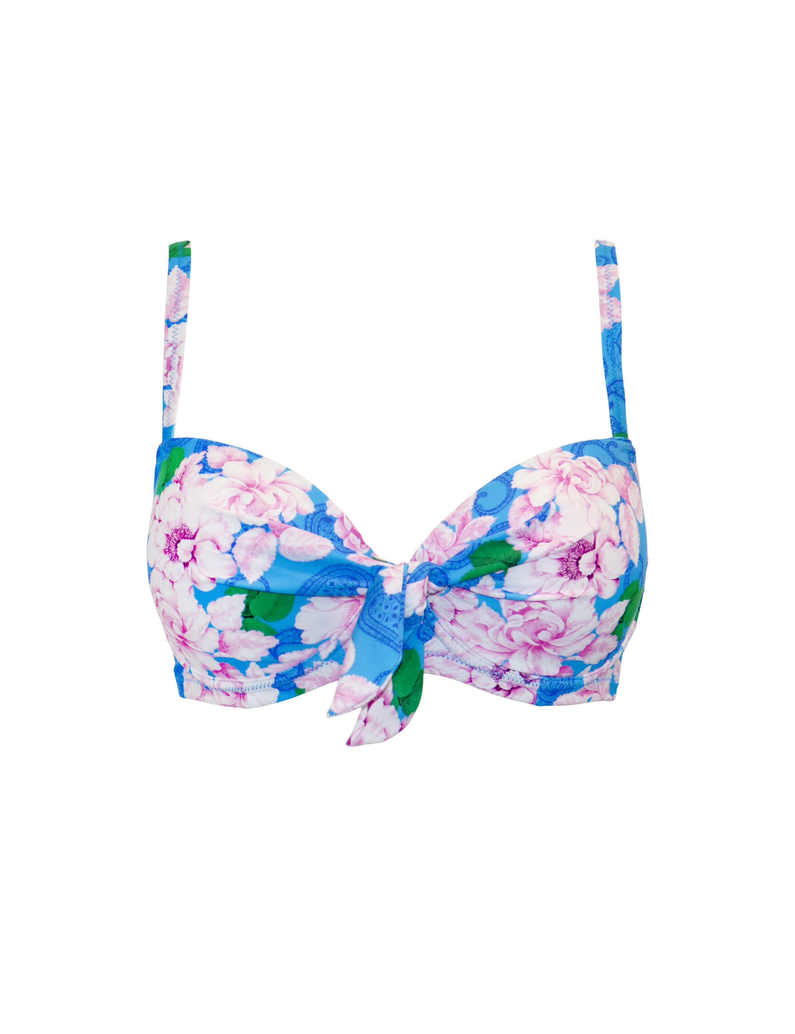 Rosa Cove Floral Padded Wired Bikini Top 2 of 7