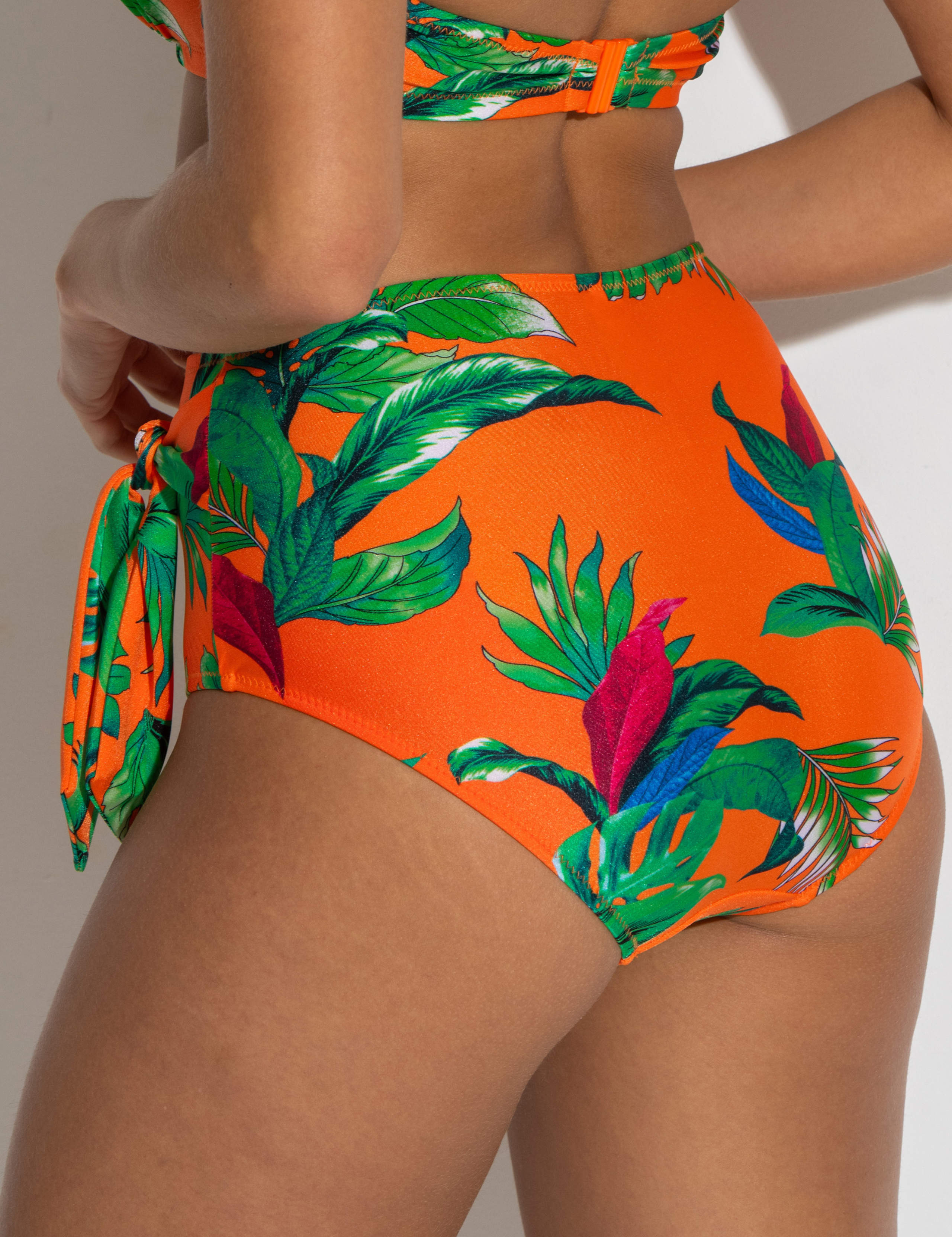 Paradiso Floral High Waisted Bikini Bottoms 4 of 5