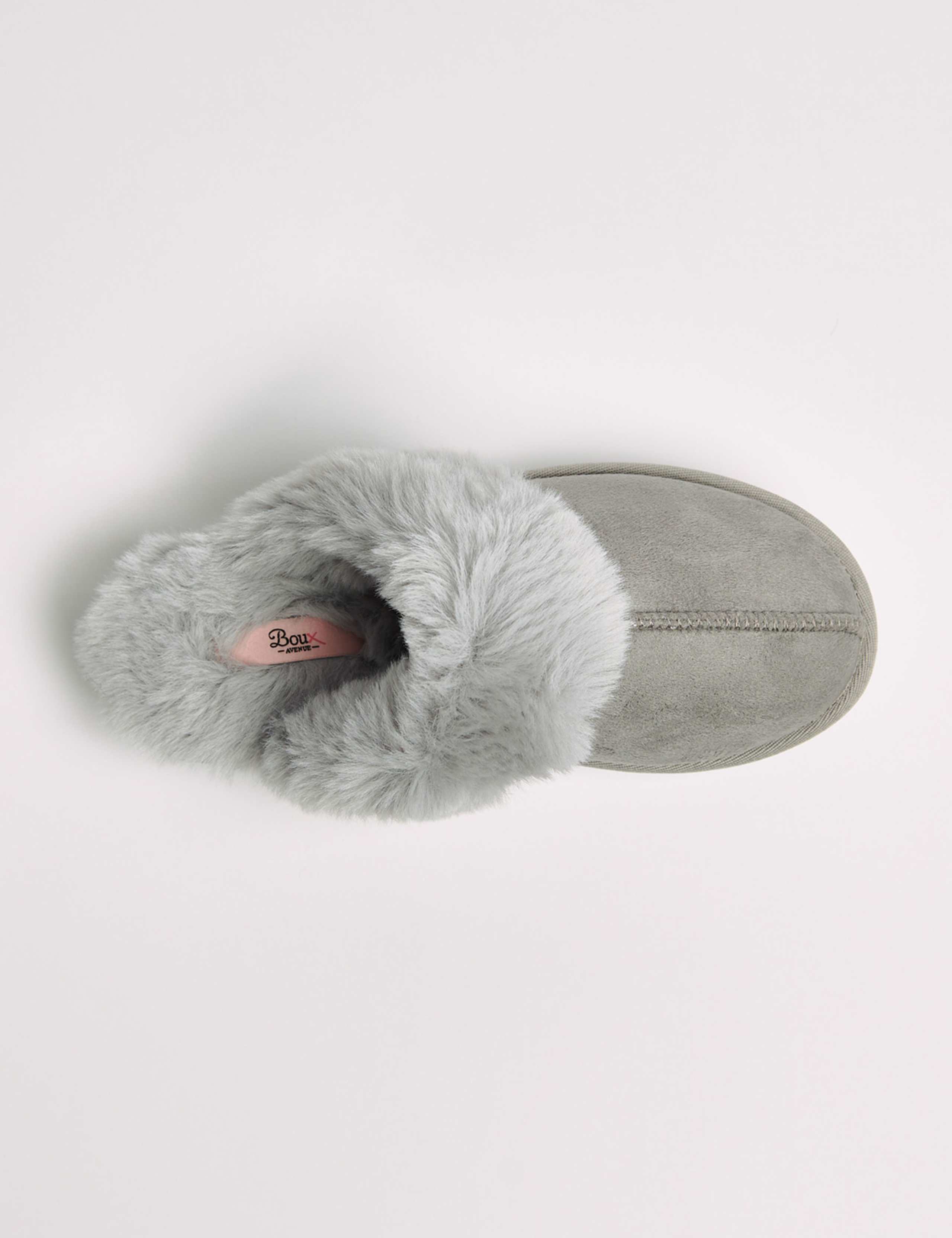 Faux Fur Platform Mule Slippers 4 of 5