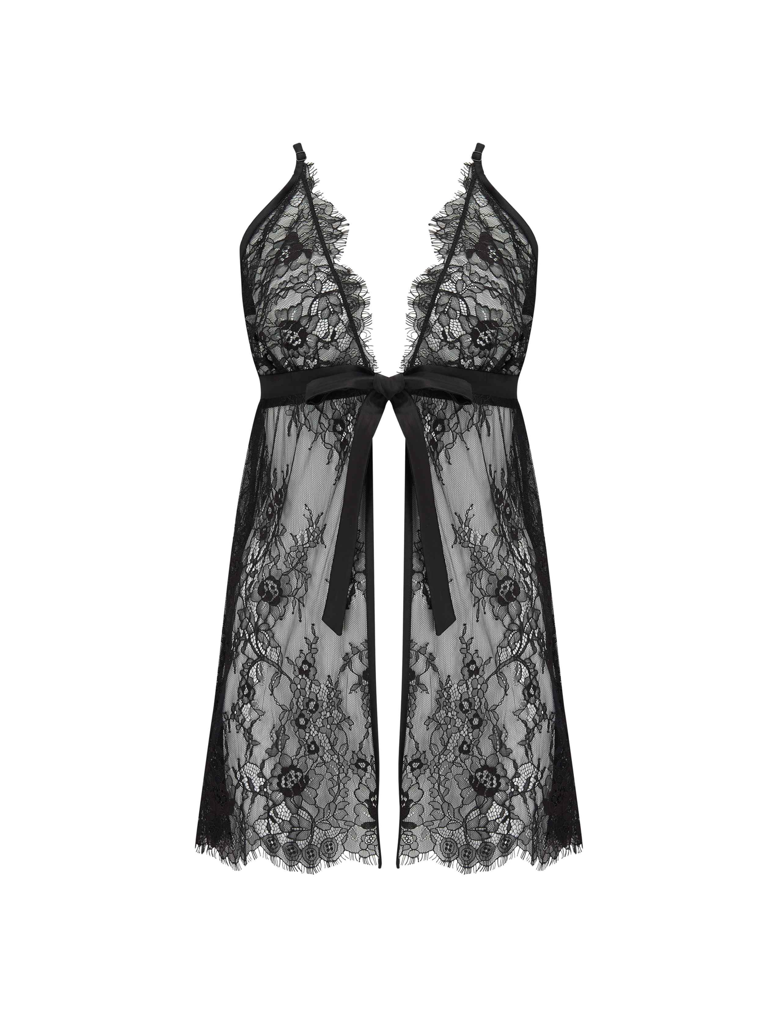 For Your Eyes Only Lace Babydoll Chemise 2 of 5