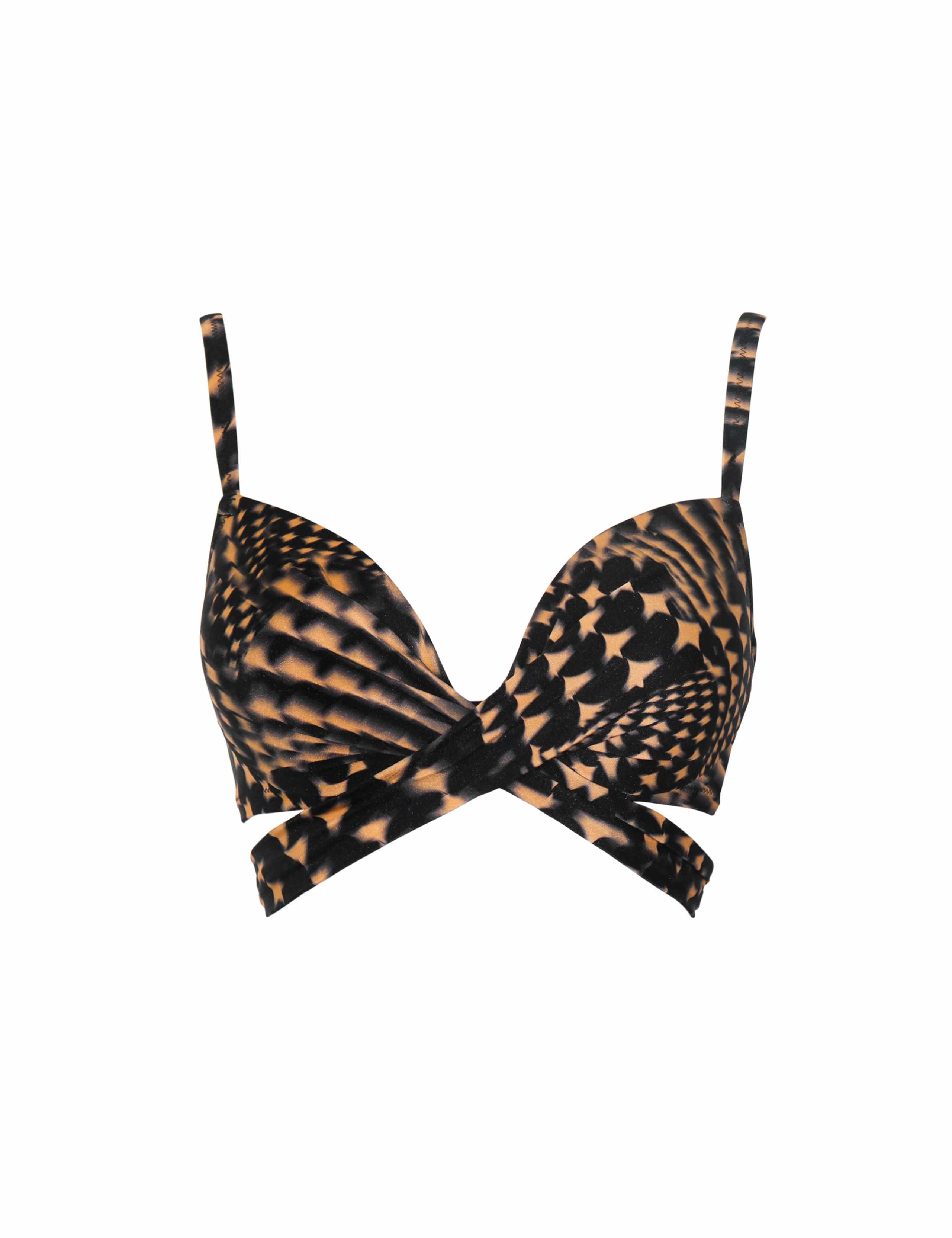 Portofino Printed Wired Padded Bikini Top 2 of 5