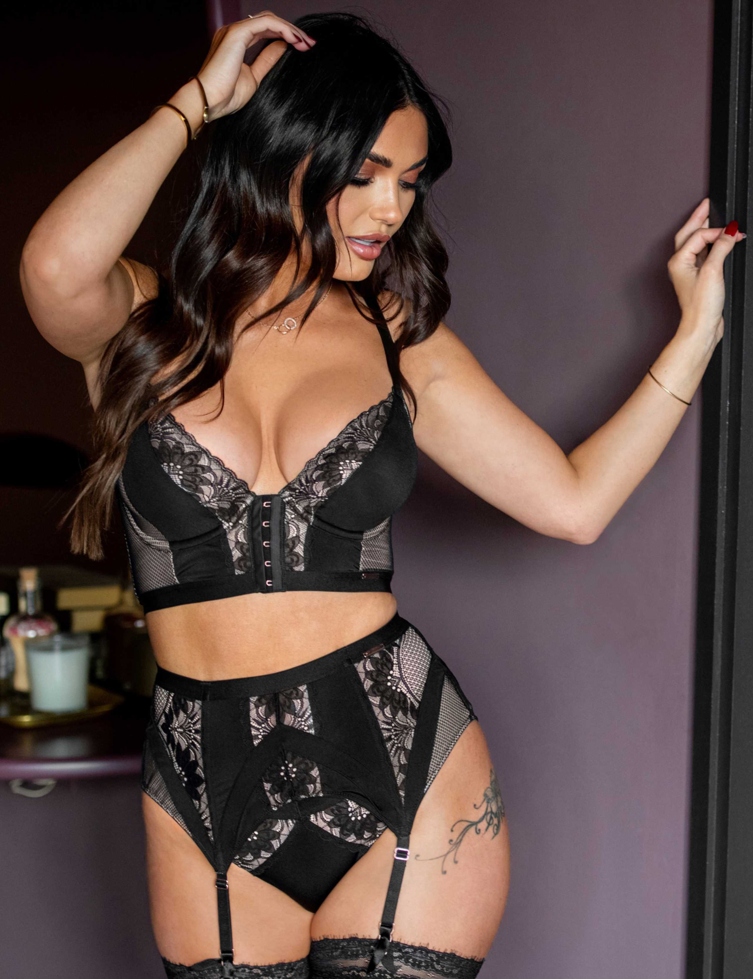 India Gatsby Lace Wired Bralette B-FF 9 of 9