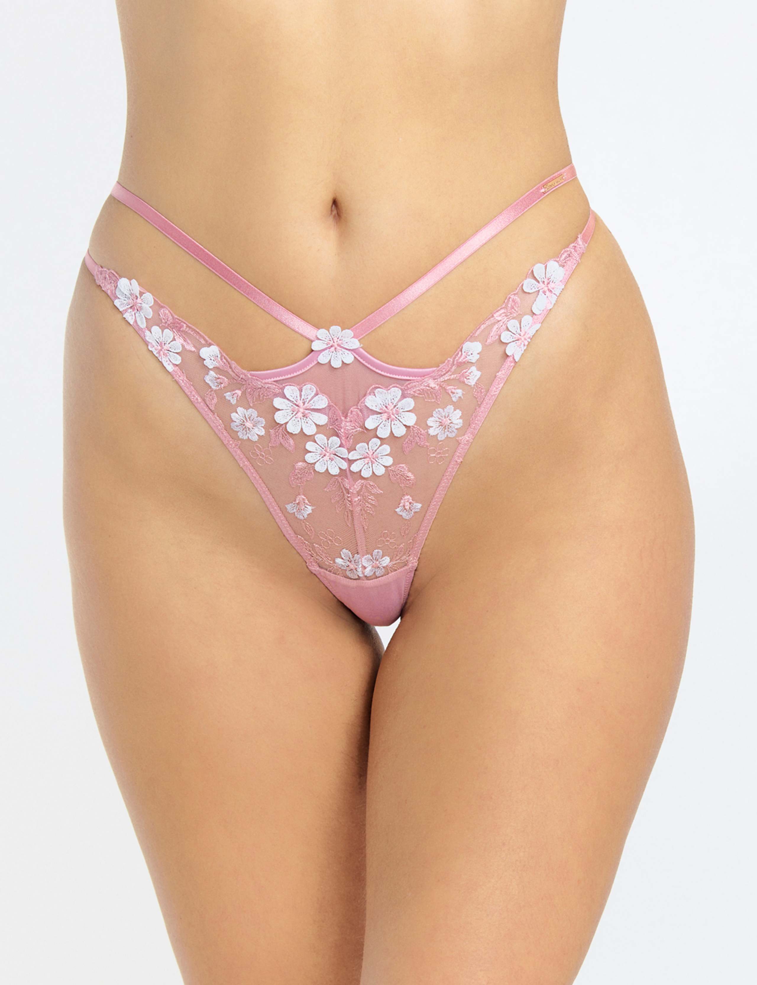Eladie Embroidered Thong 5 of 7