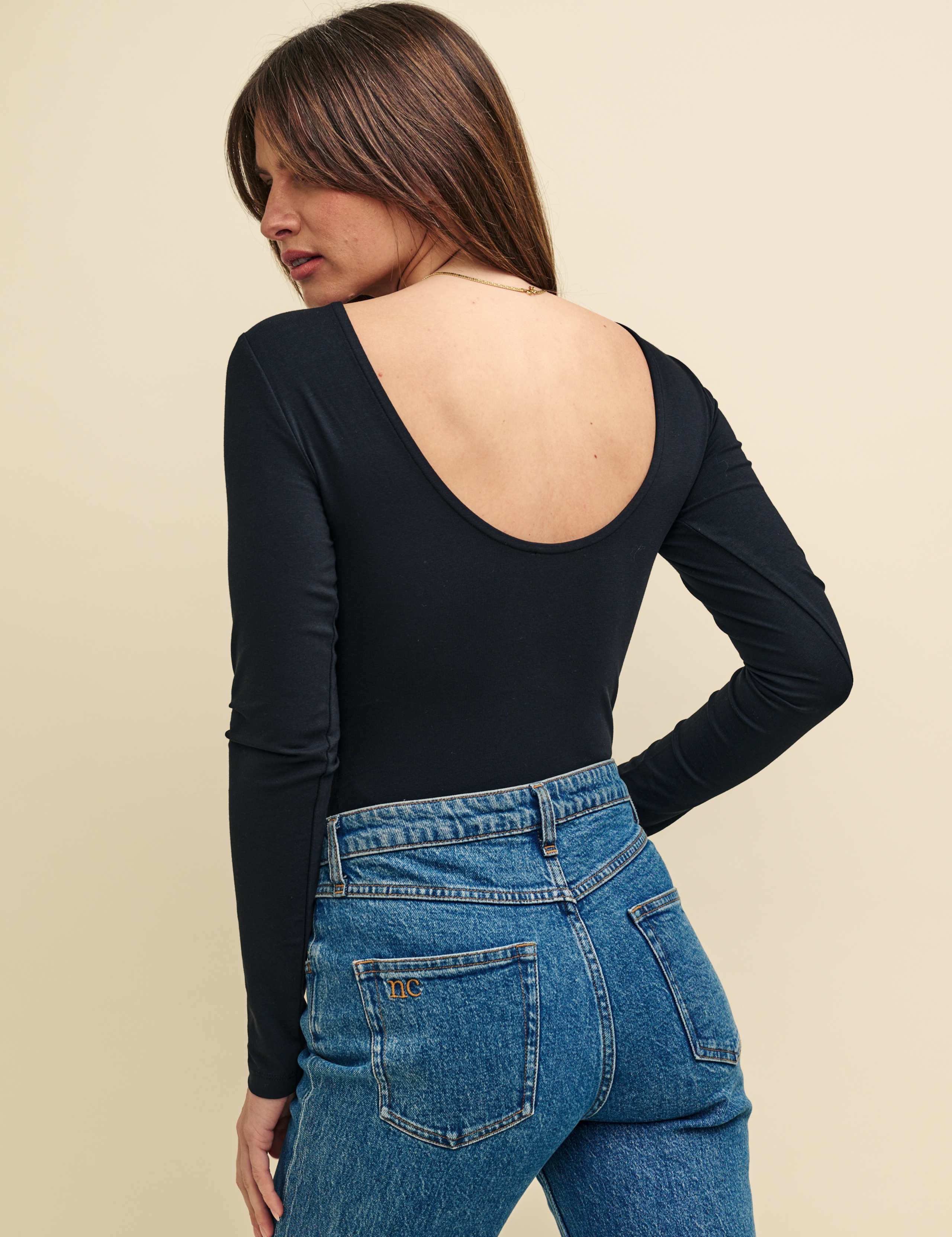 Cotton Rich Scoop Back Bodysuit 4 of 5