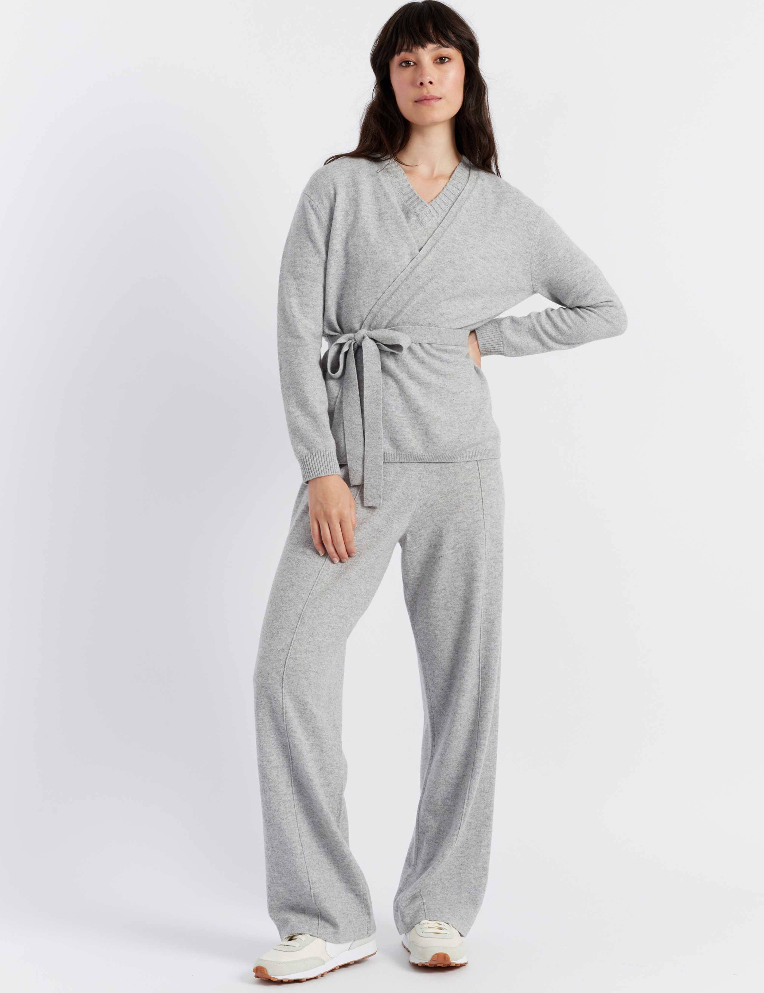 Wool Rich Wrap Cardigan with Cashmere 6 of 6