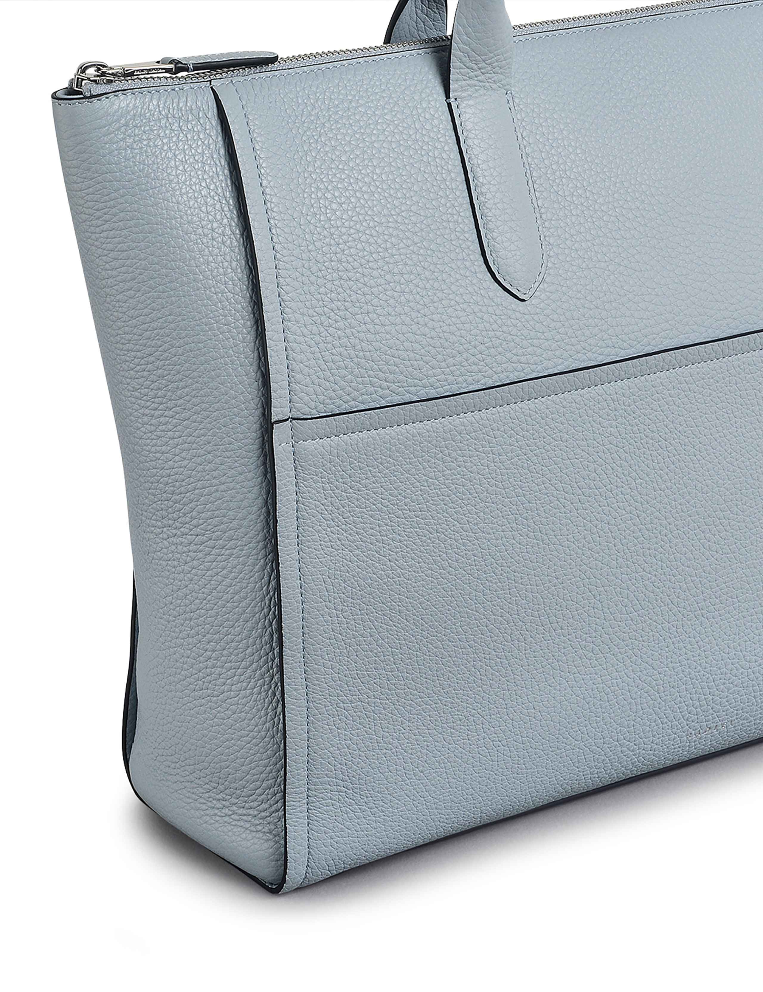 Oak Street Leather Zip Tote Bag 5 of 5