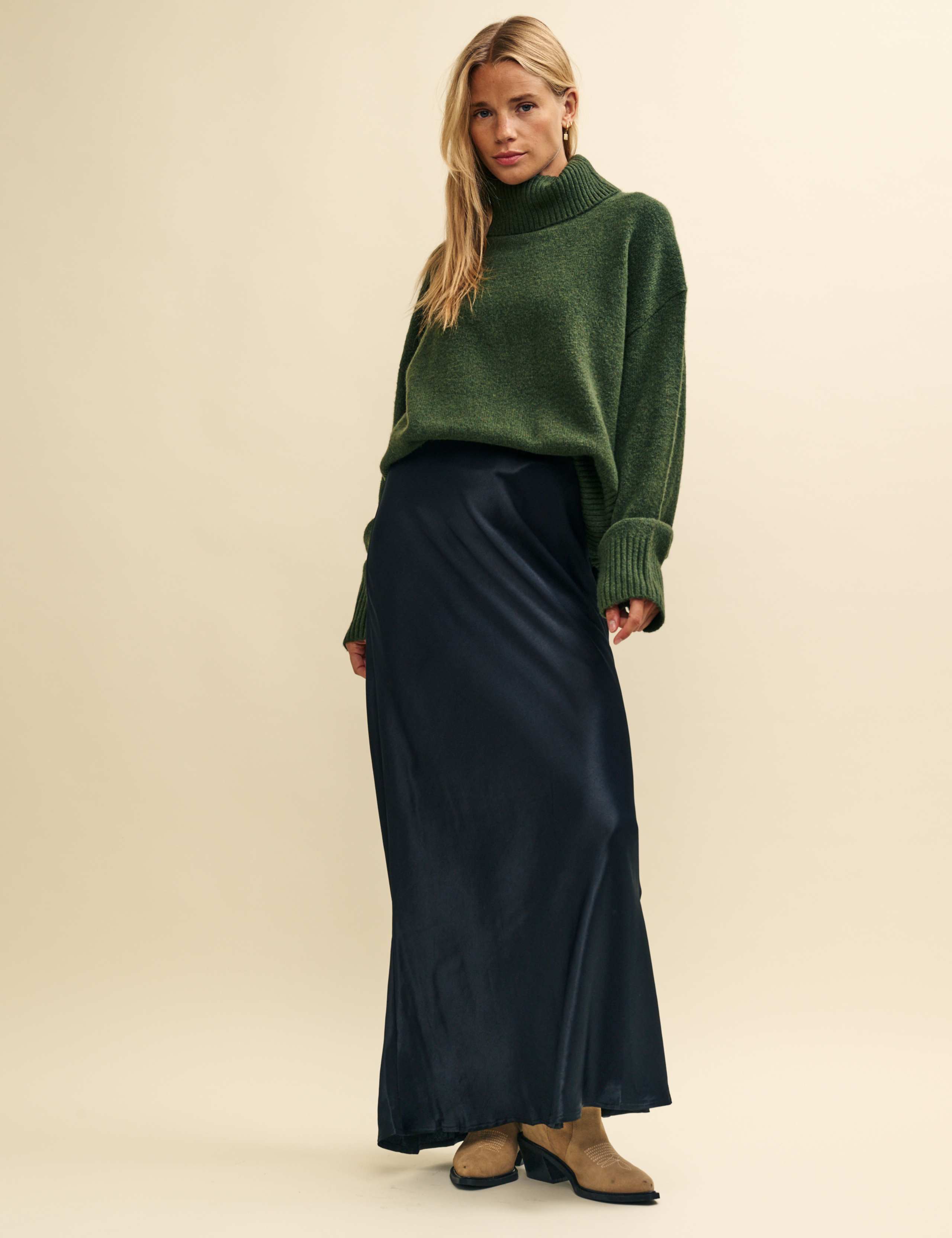 Midi Slip Skirt 2 of 5