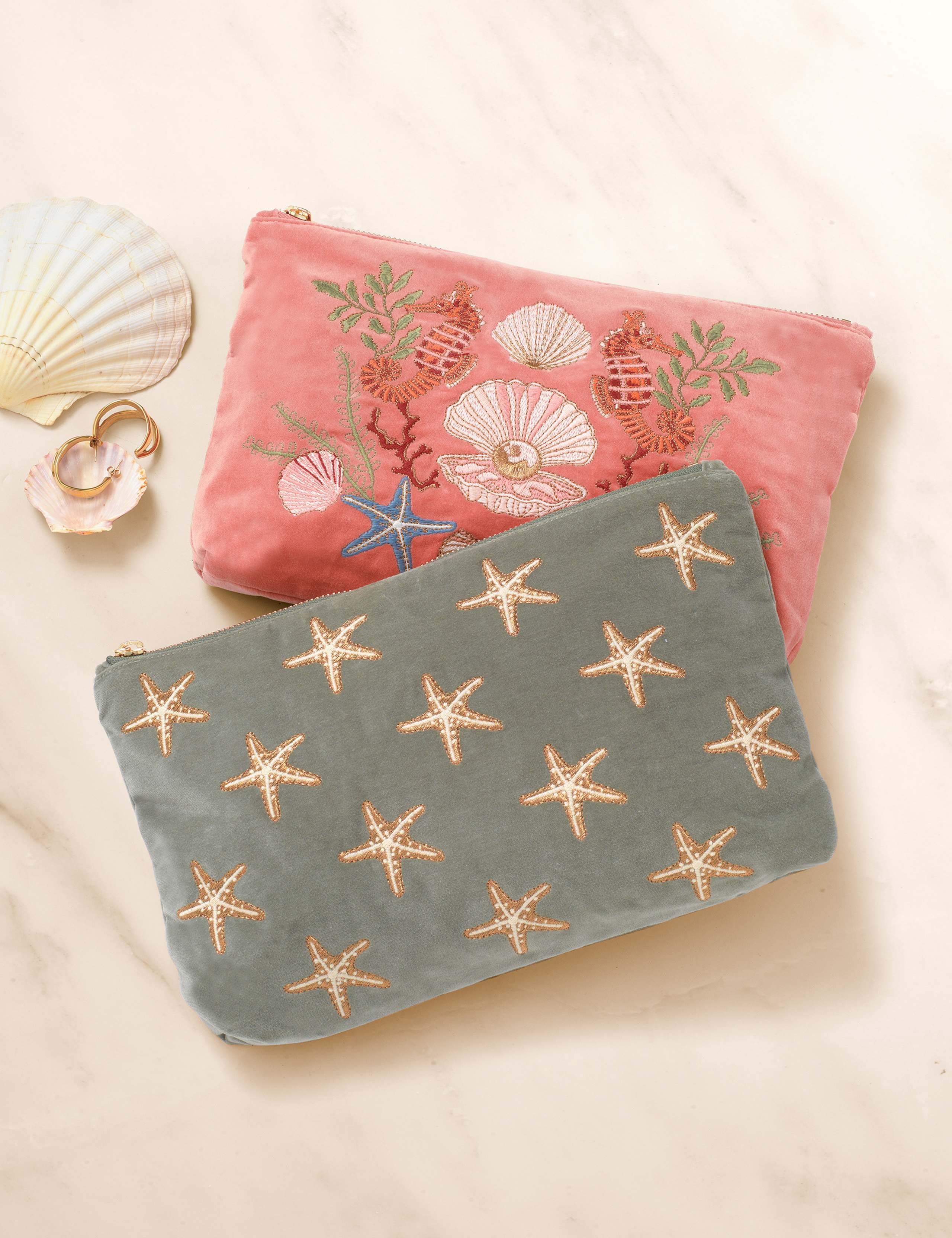 Pure Cotton Embroidered Pouch 3 of 3