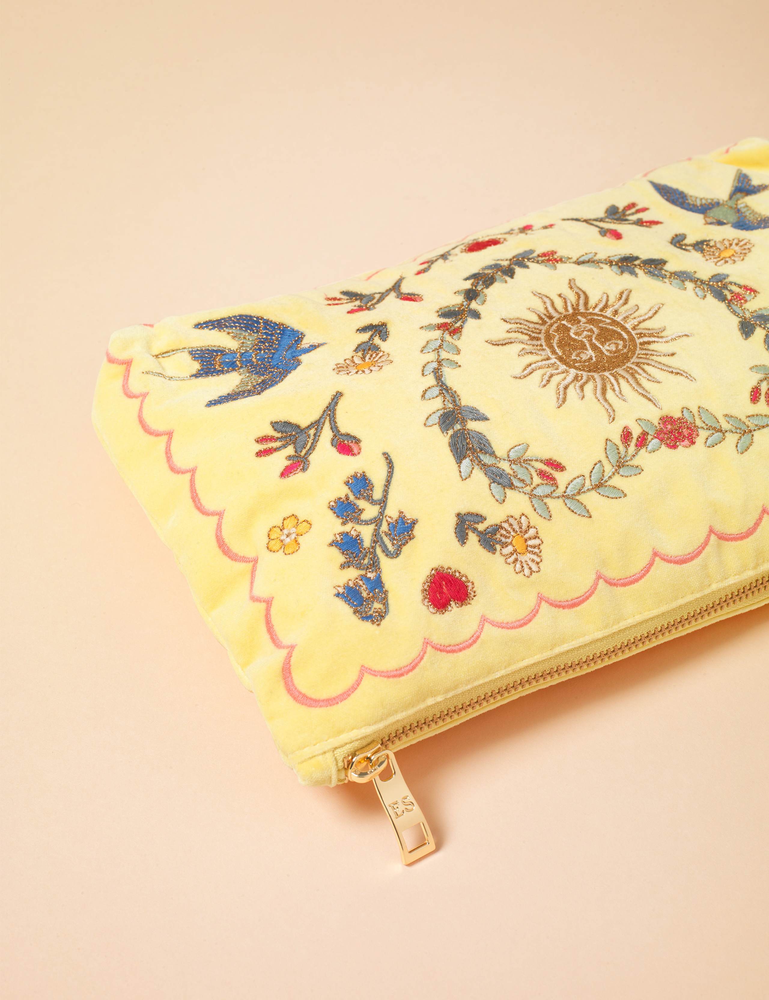 Pure Cotton Embroidered Pouch 2 of 3
