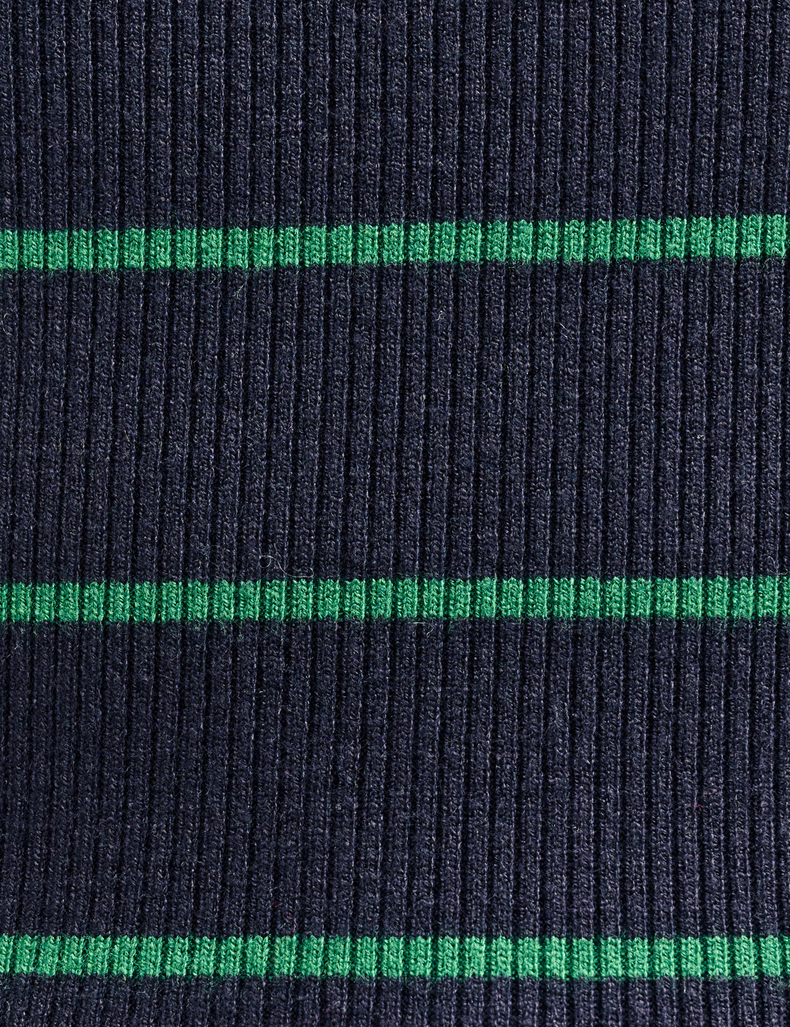 Striped Ribbed Crew Neck Knitted Top 4 of 4